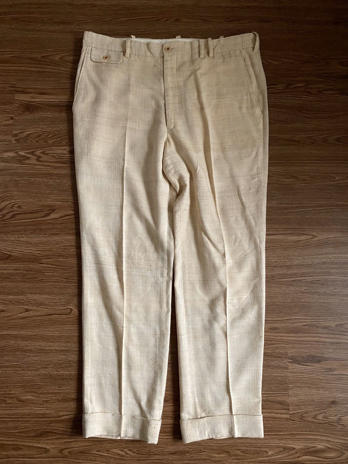 Yohji Yamamoto Yohji Yamamoto Pour Homme DR.YY Hand Stitch Suit SS09 Look10 Size 46S - 18 Thumbnail