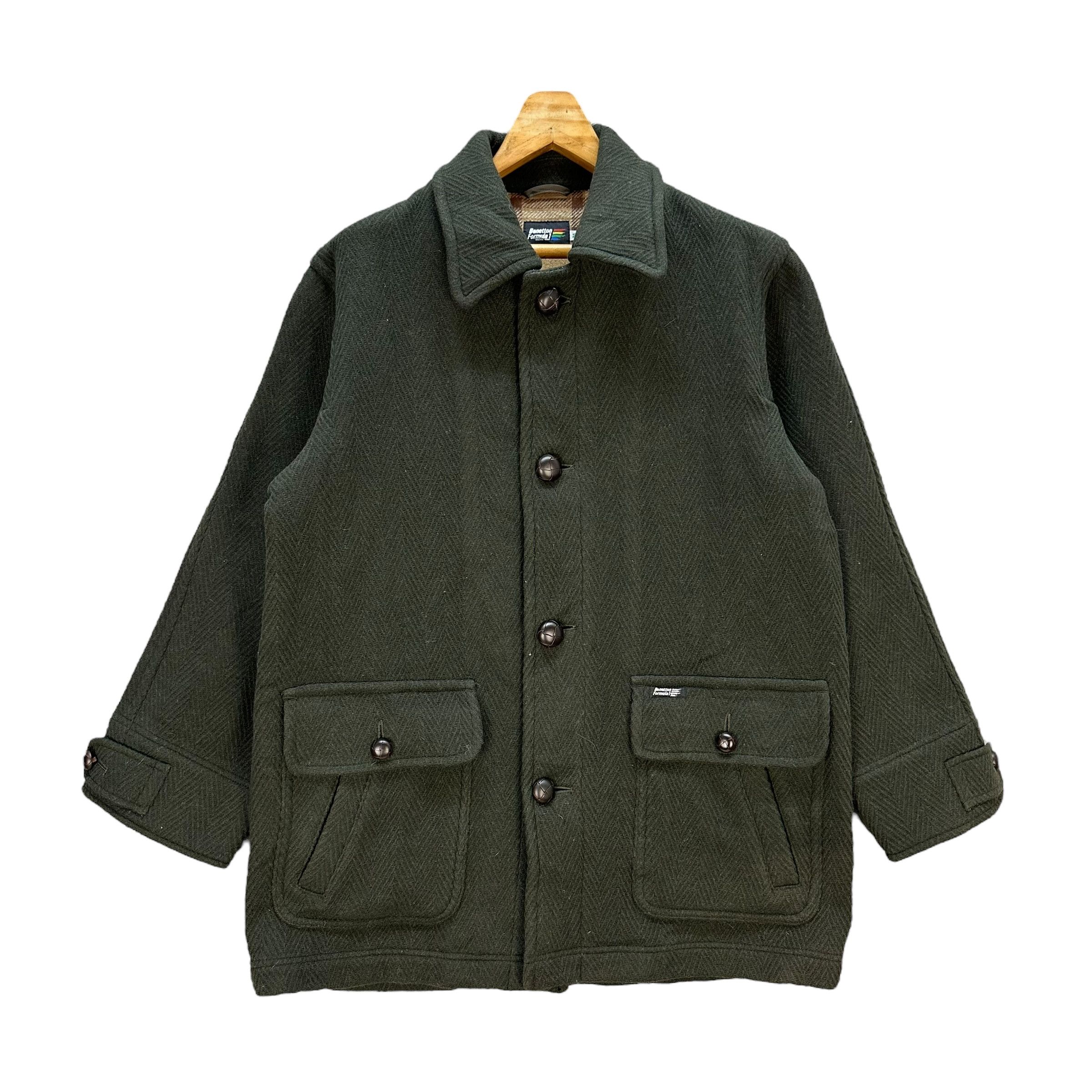 Benetton 90's BENETTON FORMULA 1 Racing Team Wool Jacket #A70-1713 Size US M / EU 48-50 / 2 - 1 Thumbnail