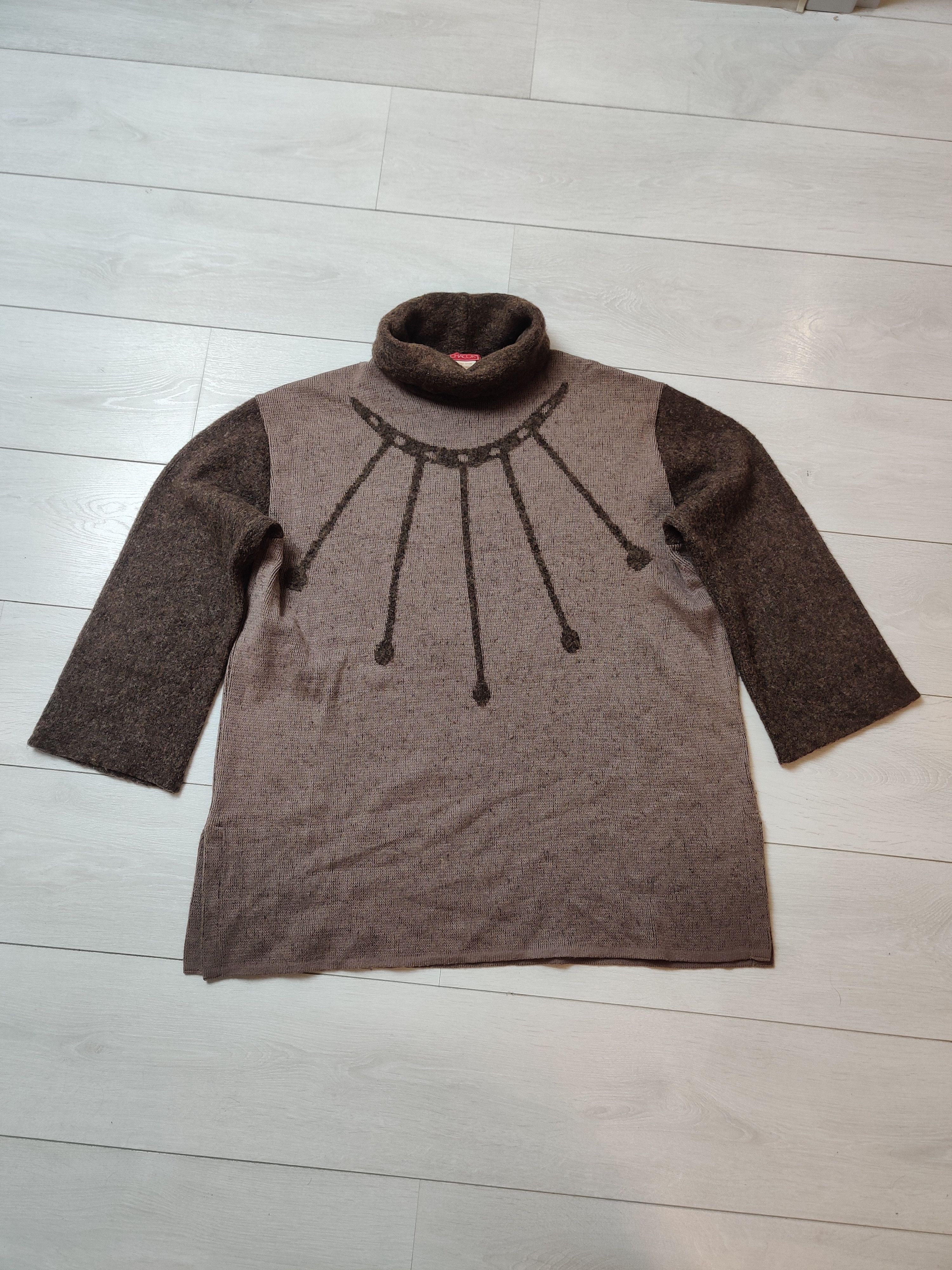 Other Chacok long tunic sweater merino wool made in France Size M / US 6-8 / IT 42-44 - 2 Thumbnail