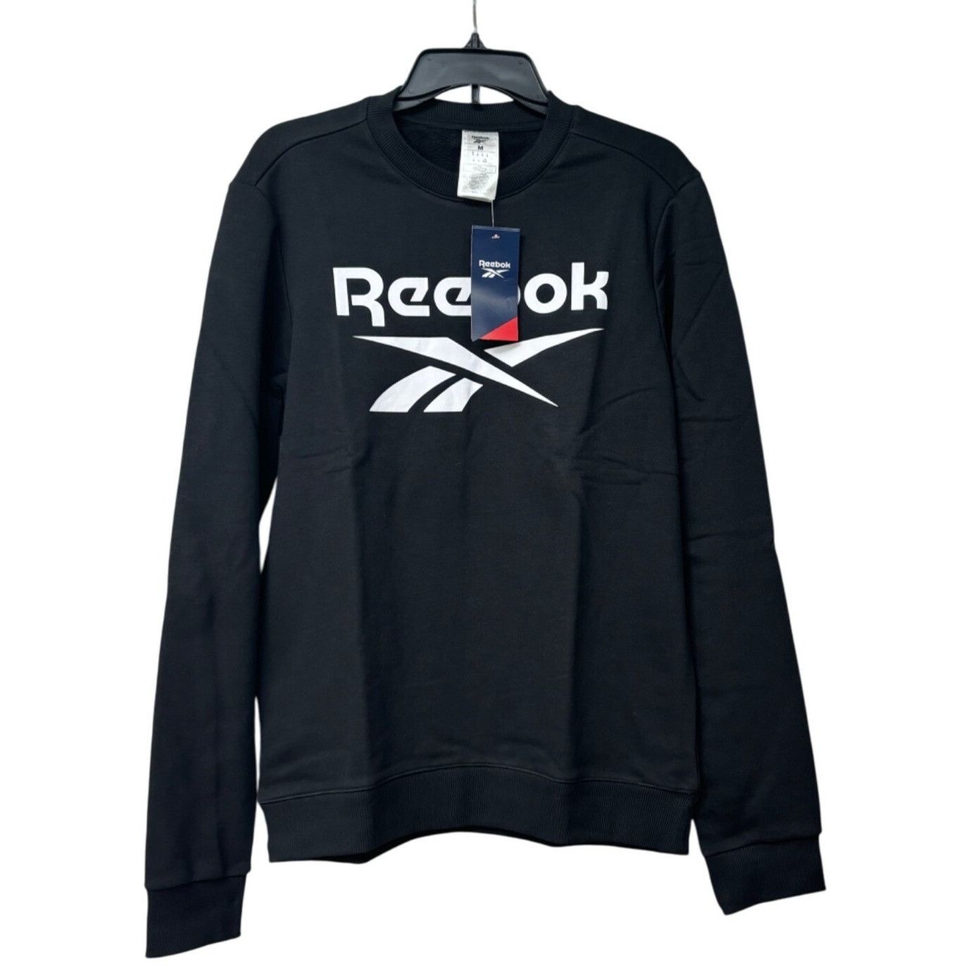 Reebok Reebok Men's Identity Big Logo Crew in Black, Sz. M Size US M / EU 48-50 / 2 - 3 Thumbnail