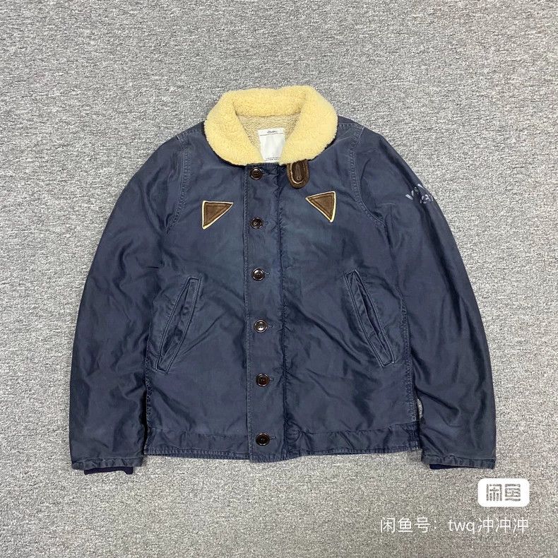 Visvim visvimHeavy-washed fur collar jacket 2503-Nextarrow Size US S / EU 44-46 / 1 - 1 Thumbnail