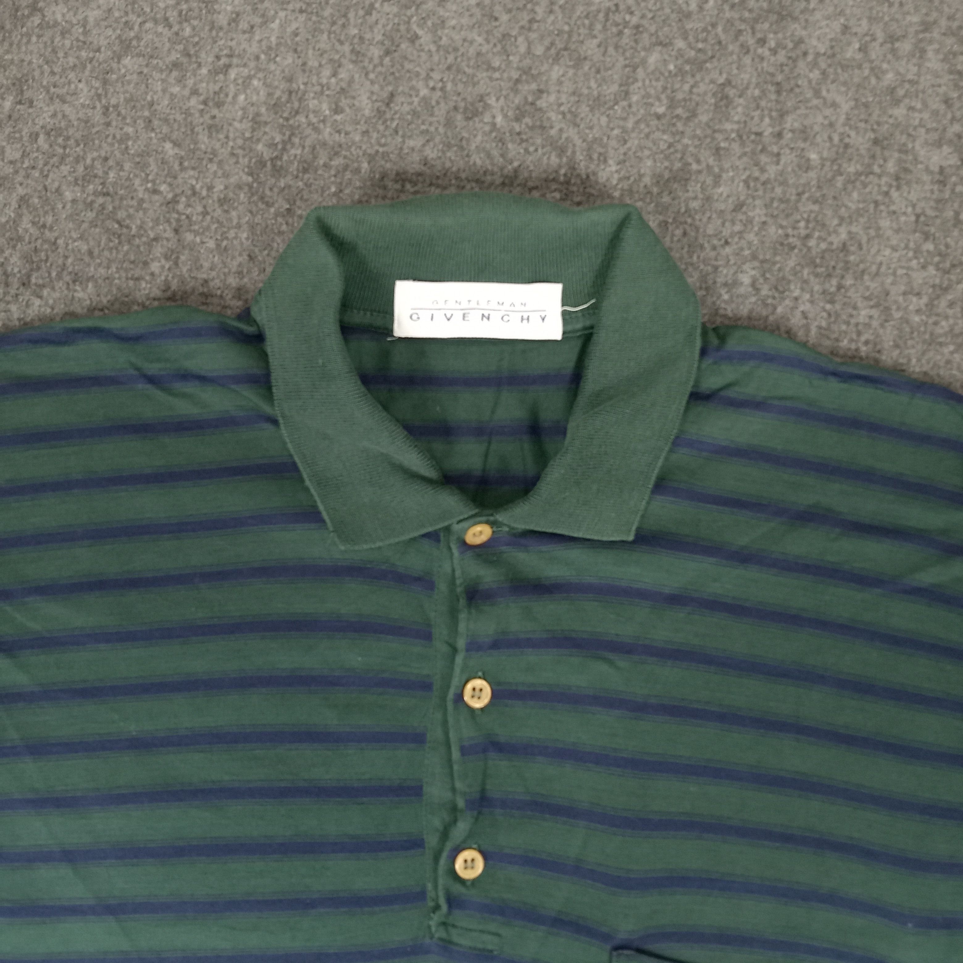 Givenchy Givenchy Luxury Brand Stripes Polos Size US M / EU 48-50 / 2 - 2 Thumbnail