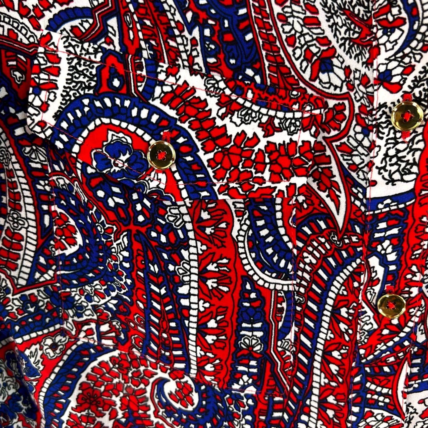 Jones New York Jones New York Signature Paisley Blouse Womens Size S Red White Blue Long Sleeve Size S / US 4 / IT 40 - 3 Thumbnail