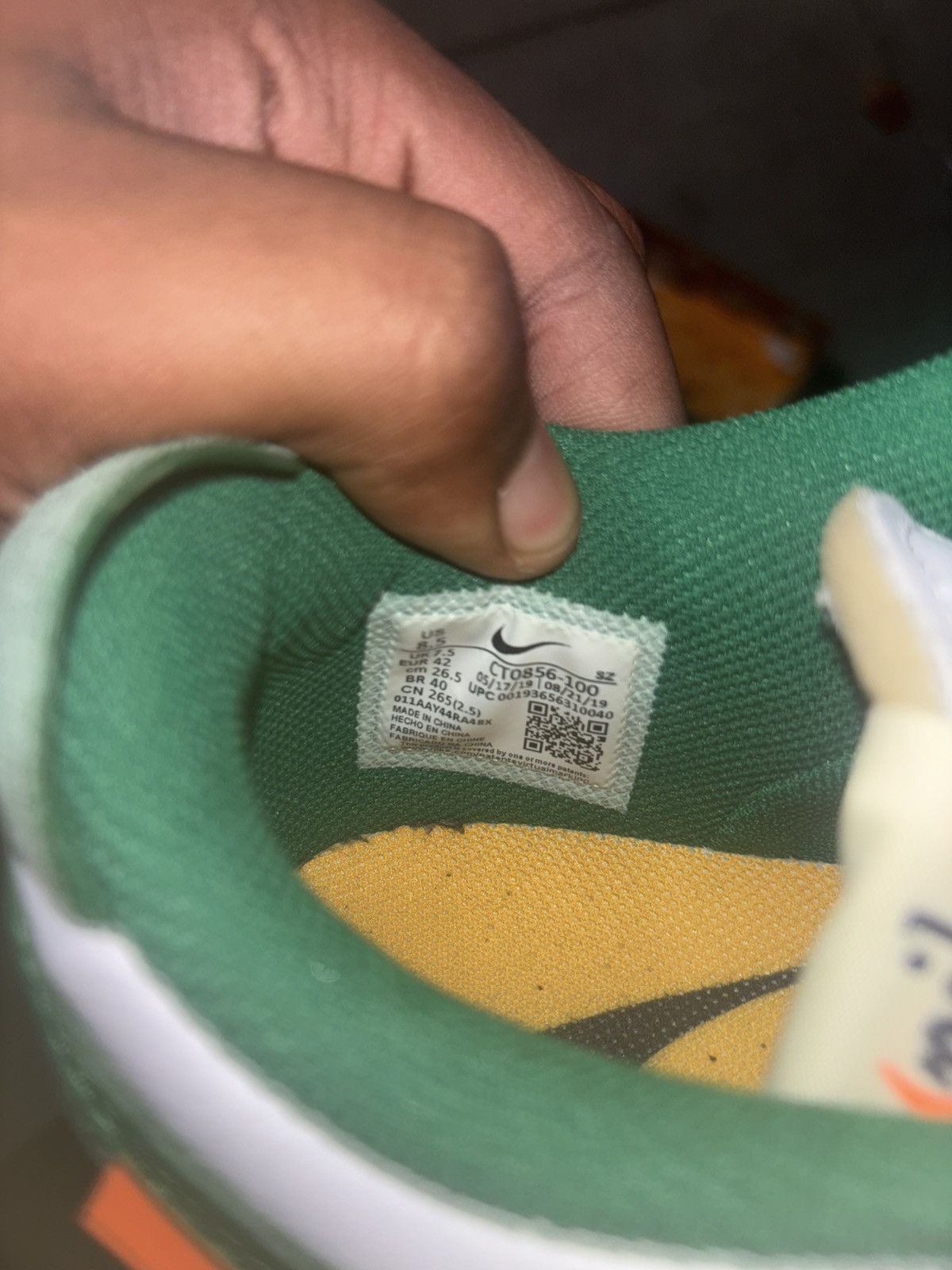 Nike × Off-White Off white Nike dunks Size US 8.5 / EU 41-42 - 11 Thumbnail