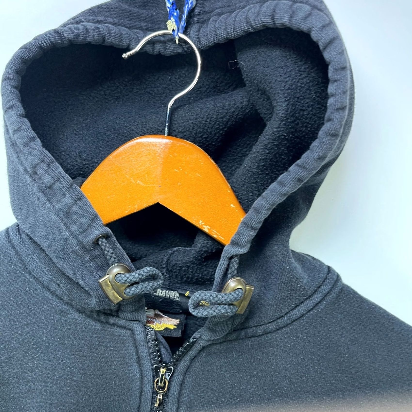 Harley Davidson VINTAGE Harley-Davidson Zip Up Hoodie Y2K Women Small Sweatshirt Size S / US 4 / IT 40 - 5 Thumbnail