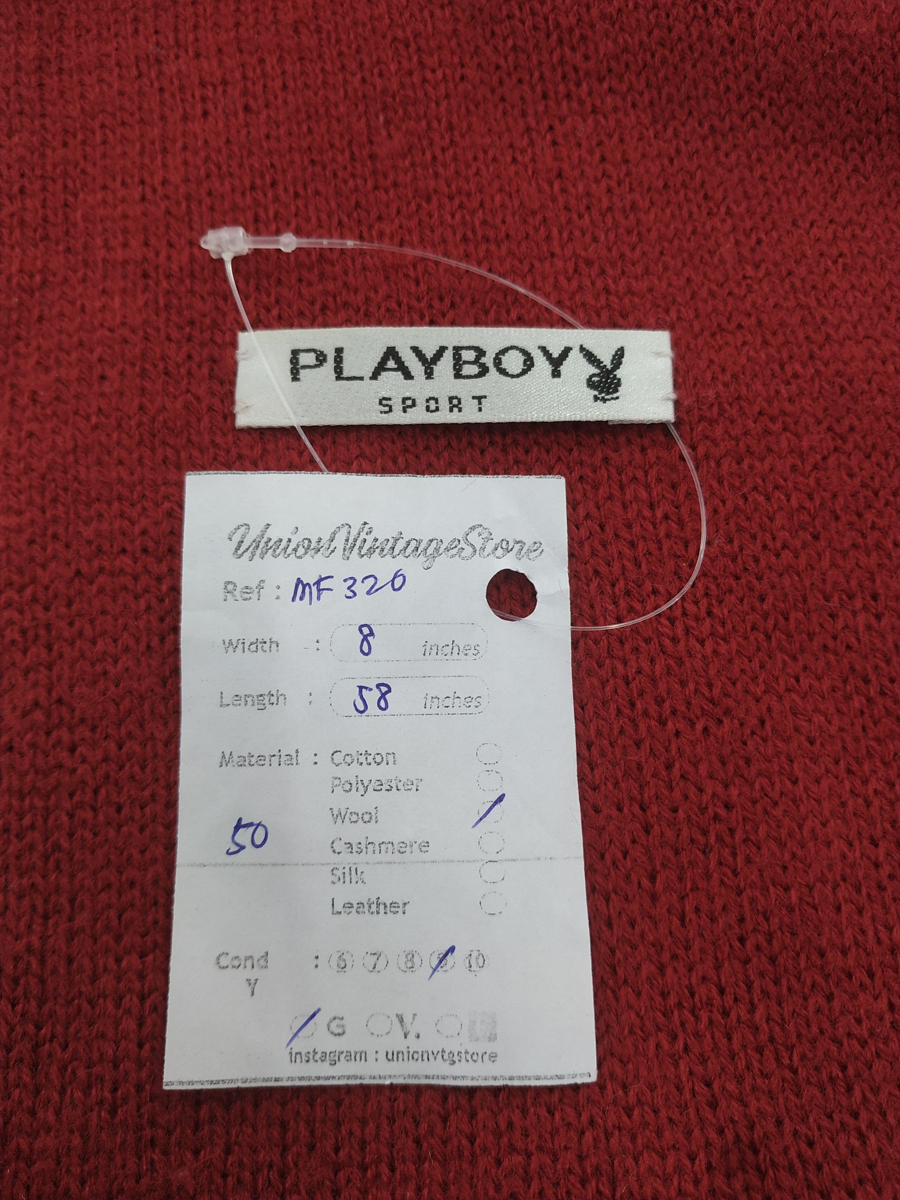 Playboy Vintage Playboy Scarf/Muffler/Neckwear MF320 Size ONE SIZE - 6 Thumbnail