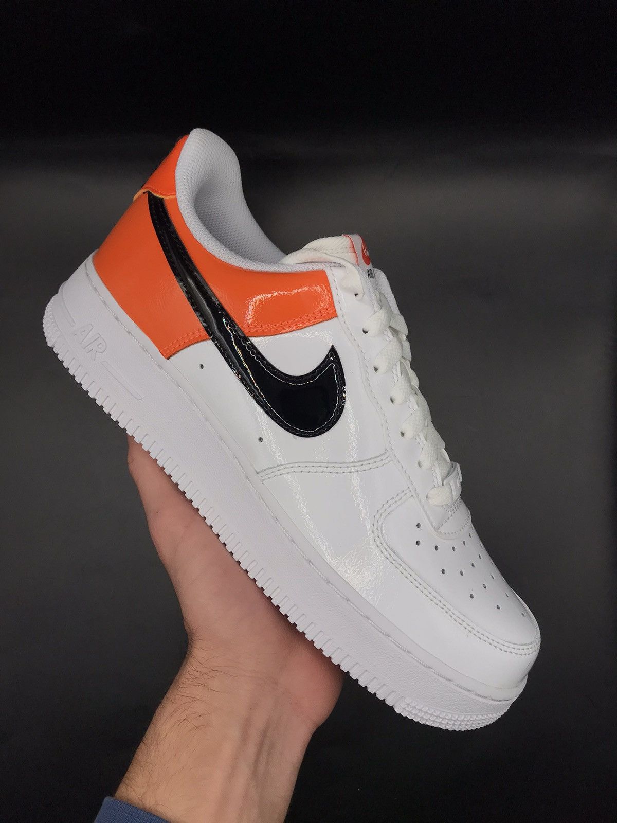 Nike Nike Air Force 1 Essential White/Briliant Orange Size US 10 / IT 40 - 1 Thumbnail