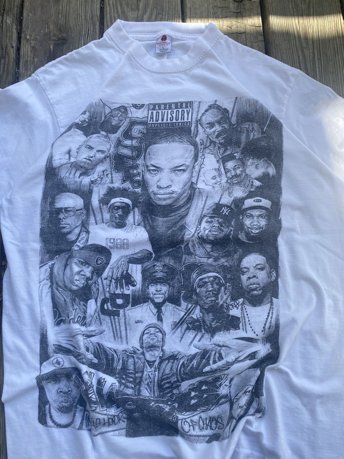 Rap Tees × Vintage Vintage Rap Tee Size US L / EU 52-54 / 3 - 3 Thumbnail