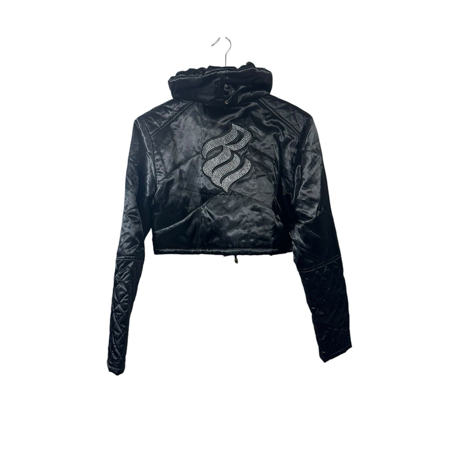 Rocawear Vintage Rocawear Rhinestone Cropped Coat Jacket Y2K Hip Hop Size L / US 10 / IT 46 - 3 Thumbnail