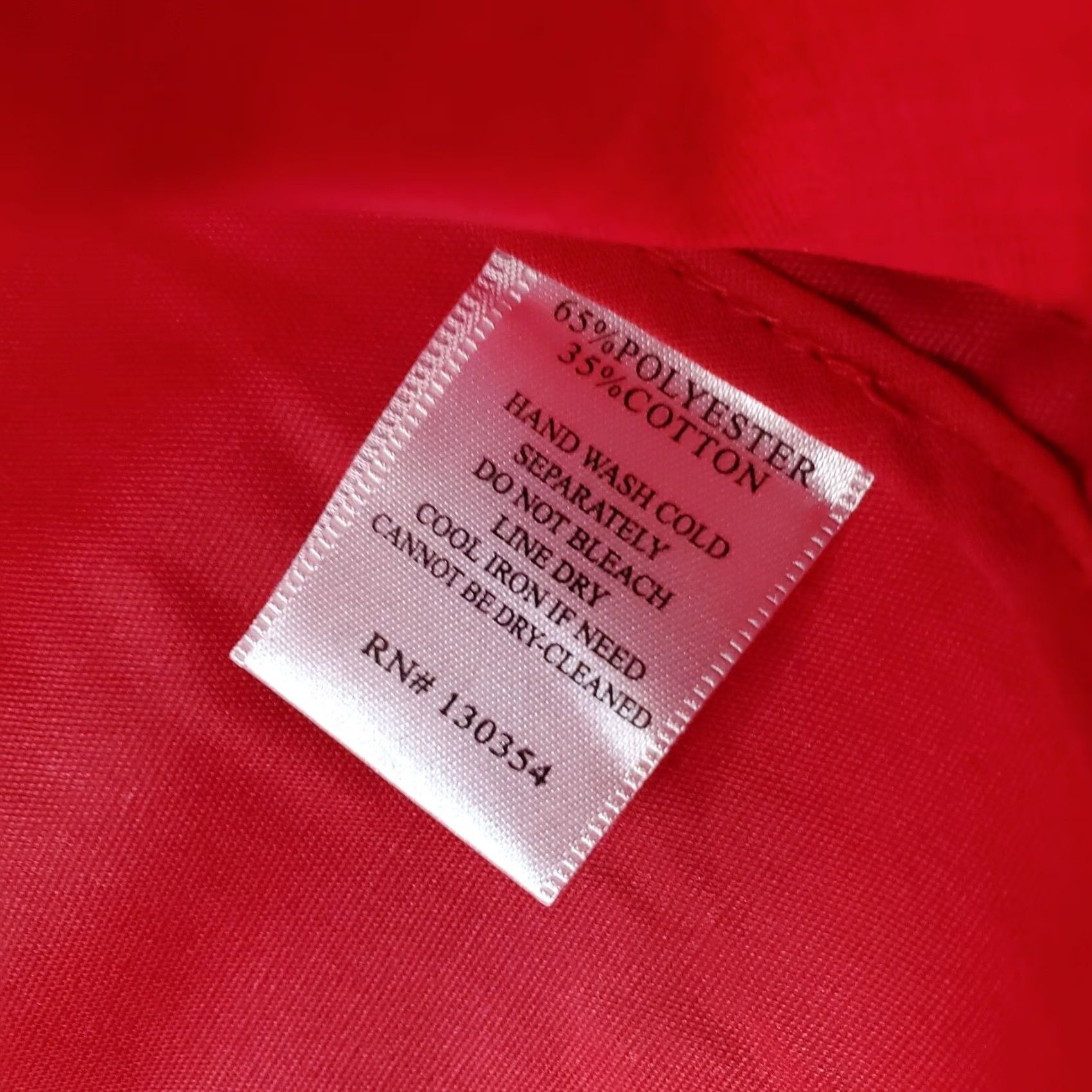 Rains Threads & Heirs Rain Jacket Womens M Red Waterproof Hooded Full Zip Jacket Size M / US 6-8 / IT 42-44 - 6 Thumbnail