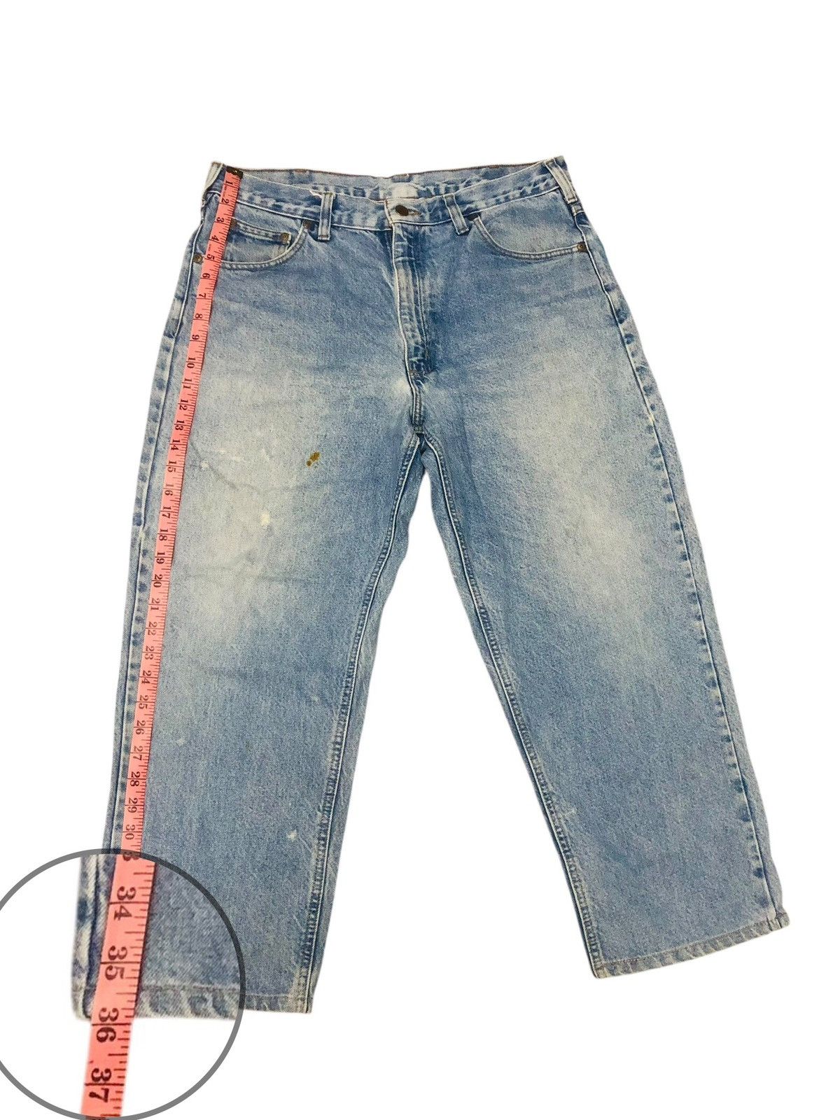 Carhartt × Vintage Vintage distressed carhatt baggy jeans Size US 34 / EU 50 - 12 Thumbnail
