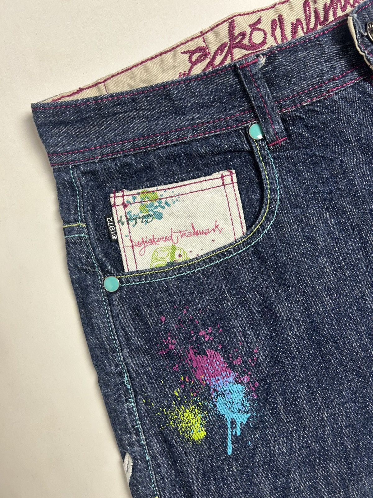 Ecko Unltd. × Vintage VTG Y2K Ecko Unltd. Printed Jorts Size US 34 / EU 50 - 3 Thumbnail