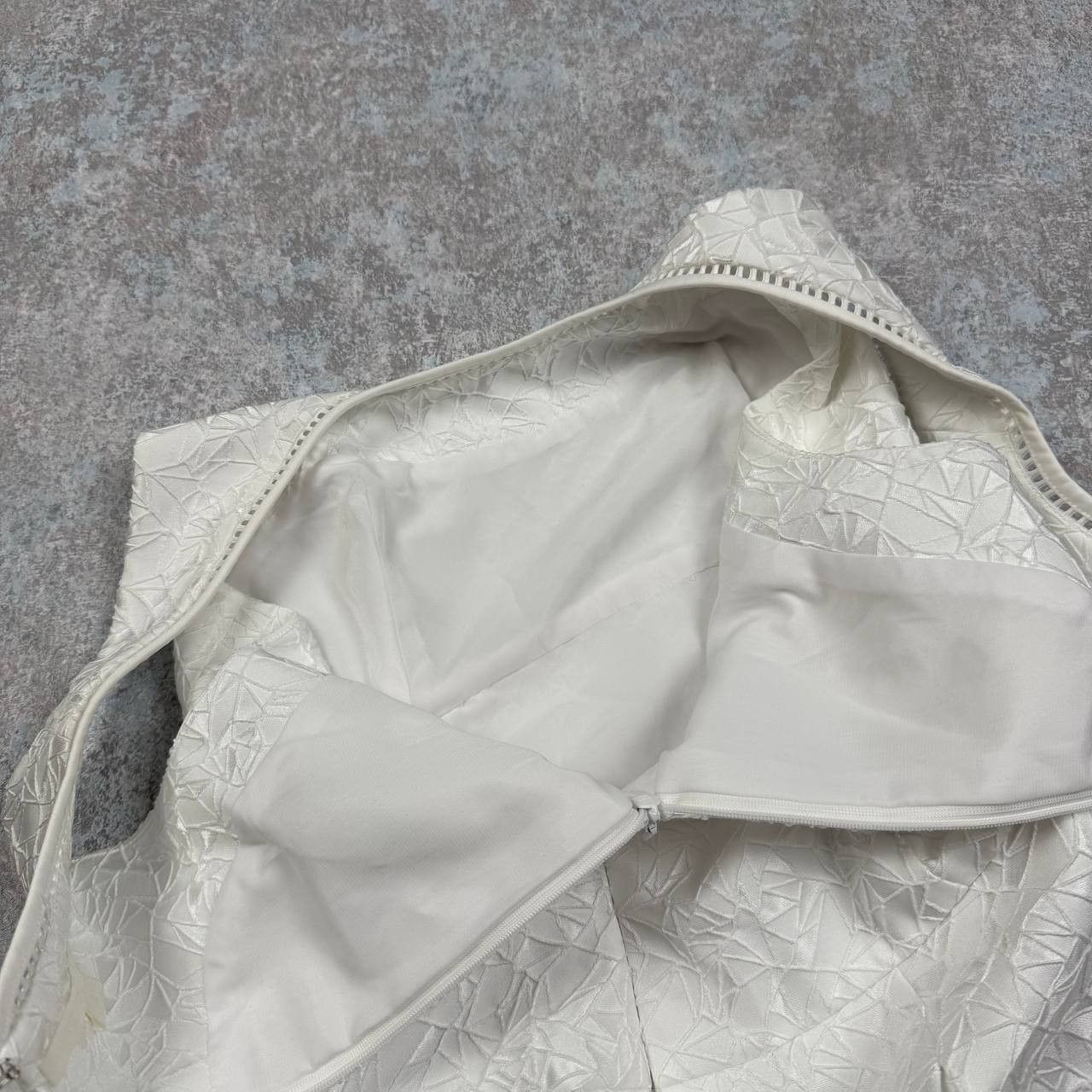 Jonathan Simkhai Jonathan Simkhai White Fit and Flare Dress Size XS / US 0-2 / IT 36-38 - 4 Thumbnail