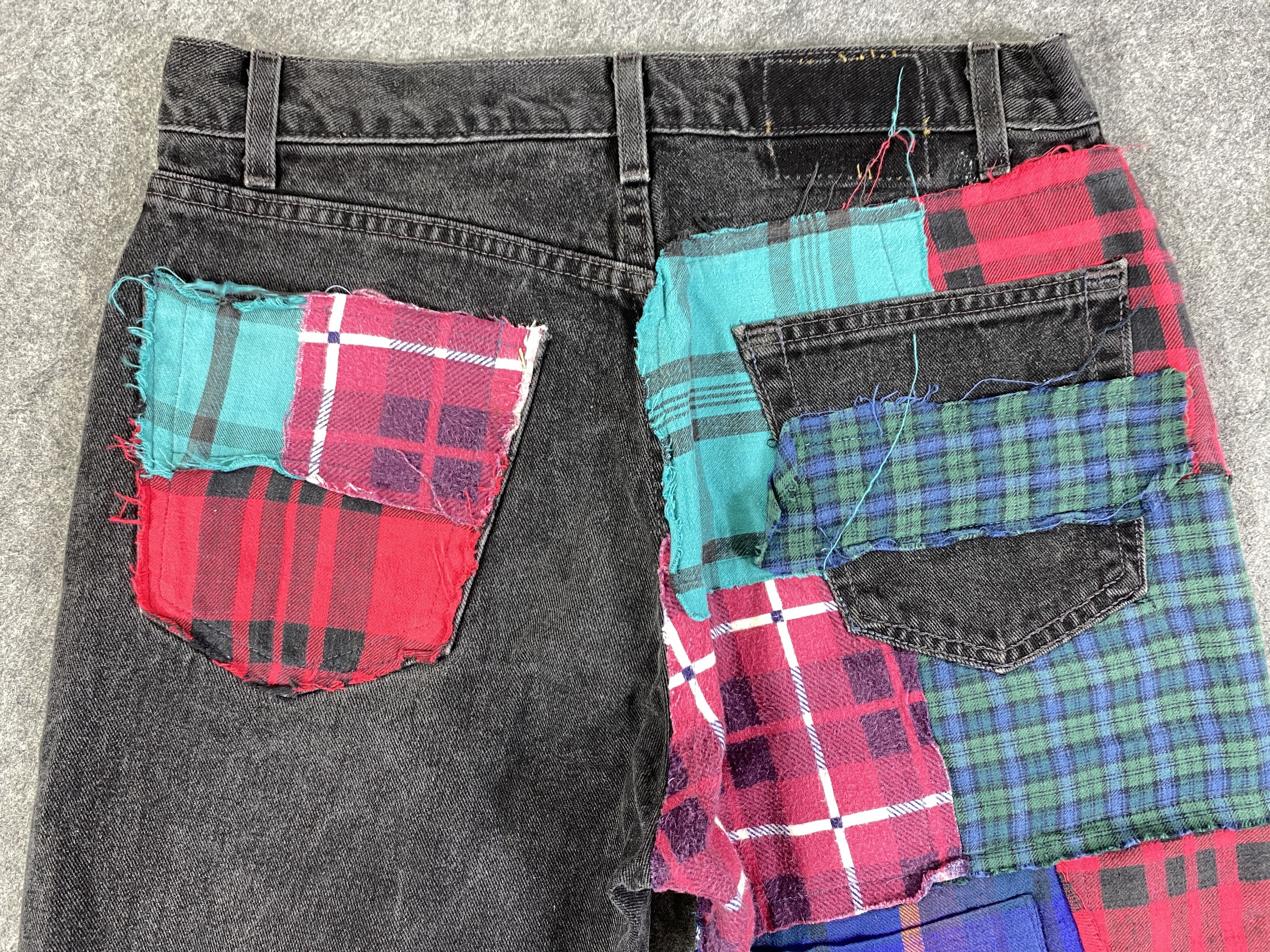 Kapital Vintage Levis Patchwork Jeans 32x28.5 Denim - JN3214 Size US 32 / EU 48 - 4 Thumbnail