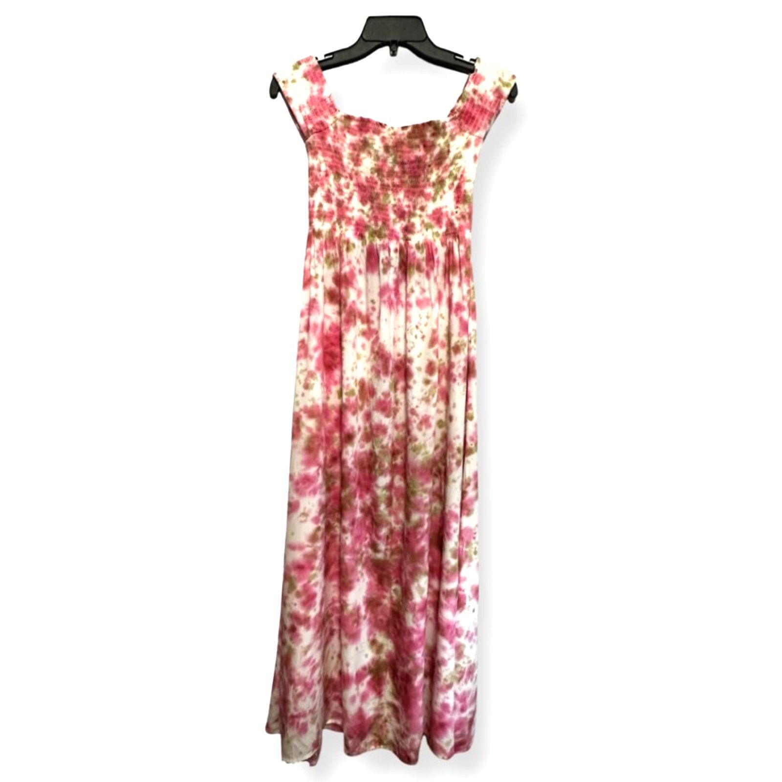 Other Area Stars Maxi Dress Floral Fit Flare Smocked Multi XS NWT Size XS / US 0-2 / IT 36-38 - 4 Thumbnail
