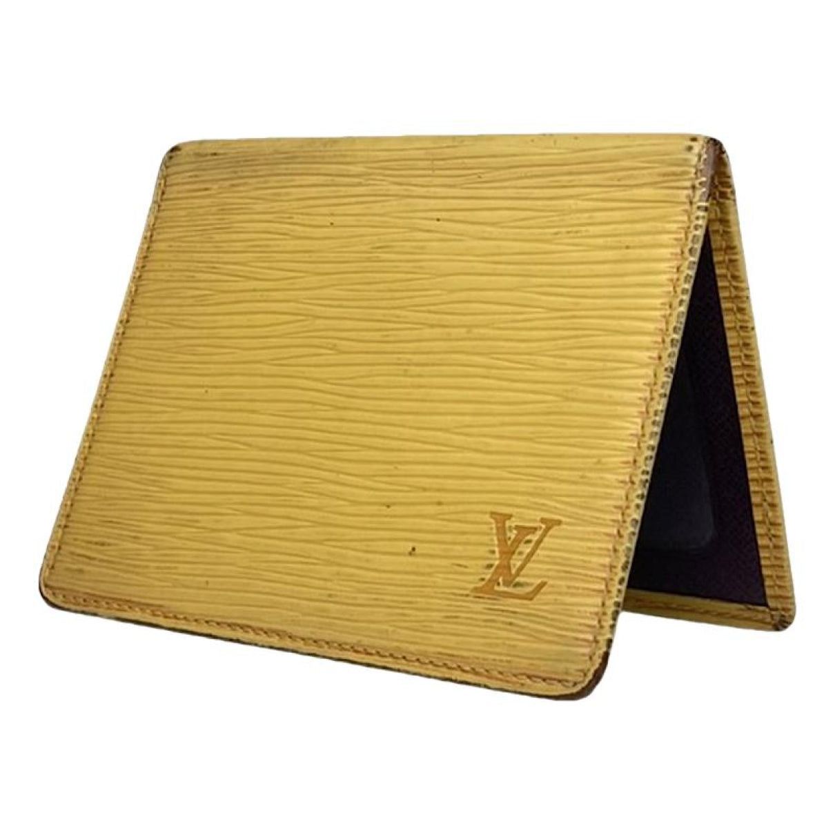 Louis Vuitton Yellow Leather Purse Size ONE SIZE - 1 Thumbnail