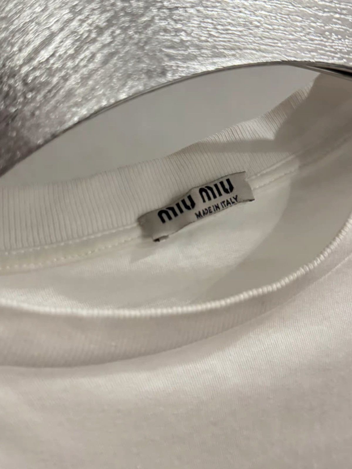 Miu Miu Miu Miu tee Size US XS / EU 42 / 0 - 3 Thumbnail