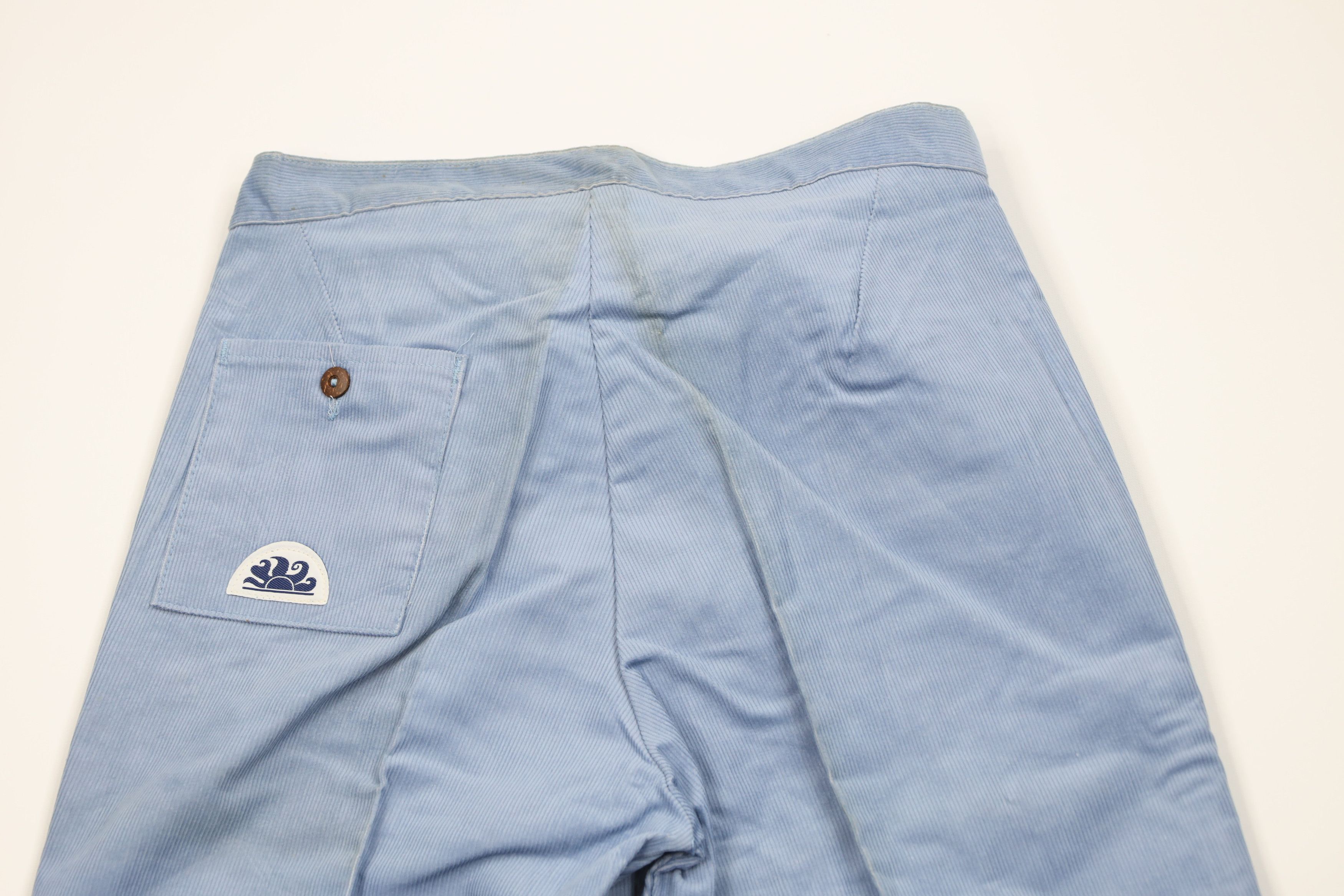 Sundek Vintage 70s Sundek Corduroy Bell Bottoms Pants Blue USA Size US 32 / EU 48 - 11 Thumbnail