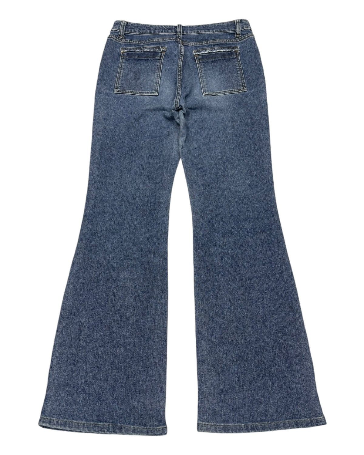 If Six Was Nine FLARE💥90s Style Vintage Flared Jeans Bush Pants Ru Jeans Size US 29 - 2 Thumbnail