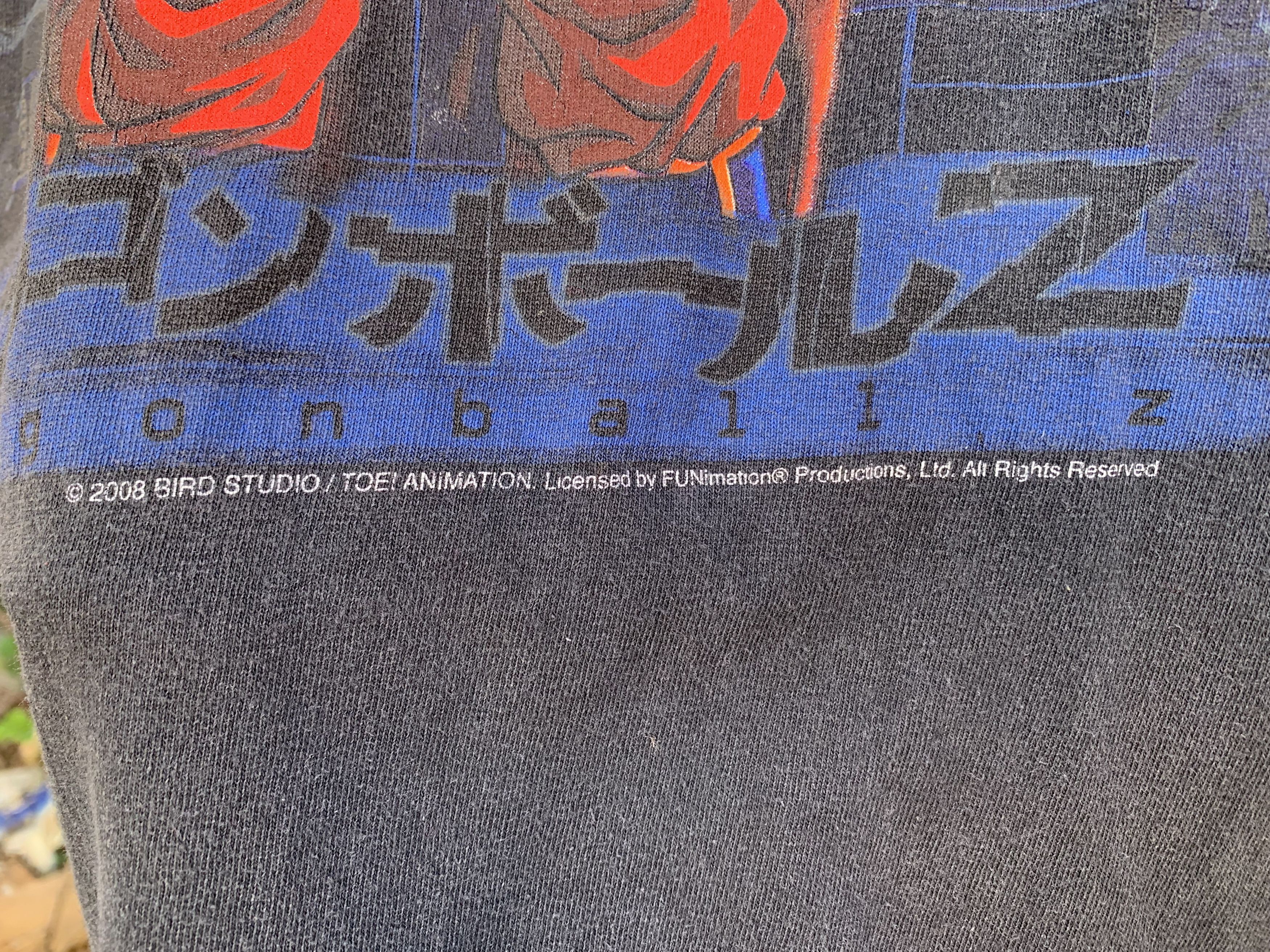 Anime Dragonball Z Goku Black Tshirt 2008 Size US M / EU 48-50 / 2 - 5 Thumbnail