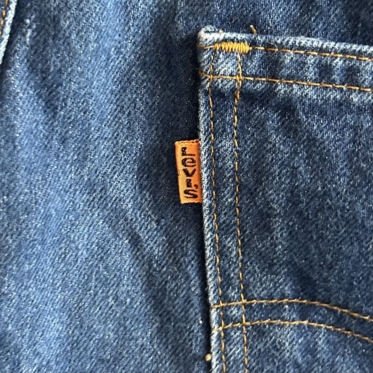 Levi's Vintage Clothing 1970s ORANGE TAB MADE IN USA 517 BOOTCUT JEANS Size US 38 / EU 54 - 5 Thumbnail