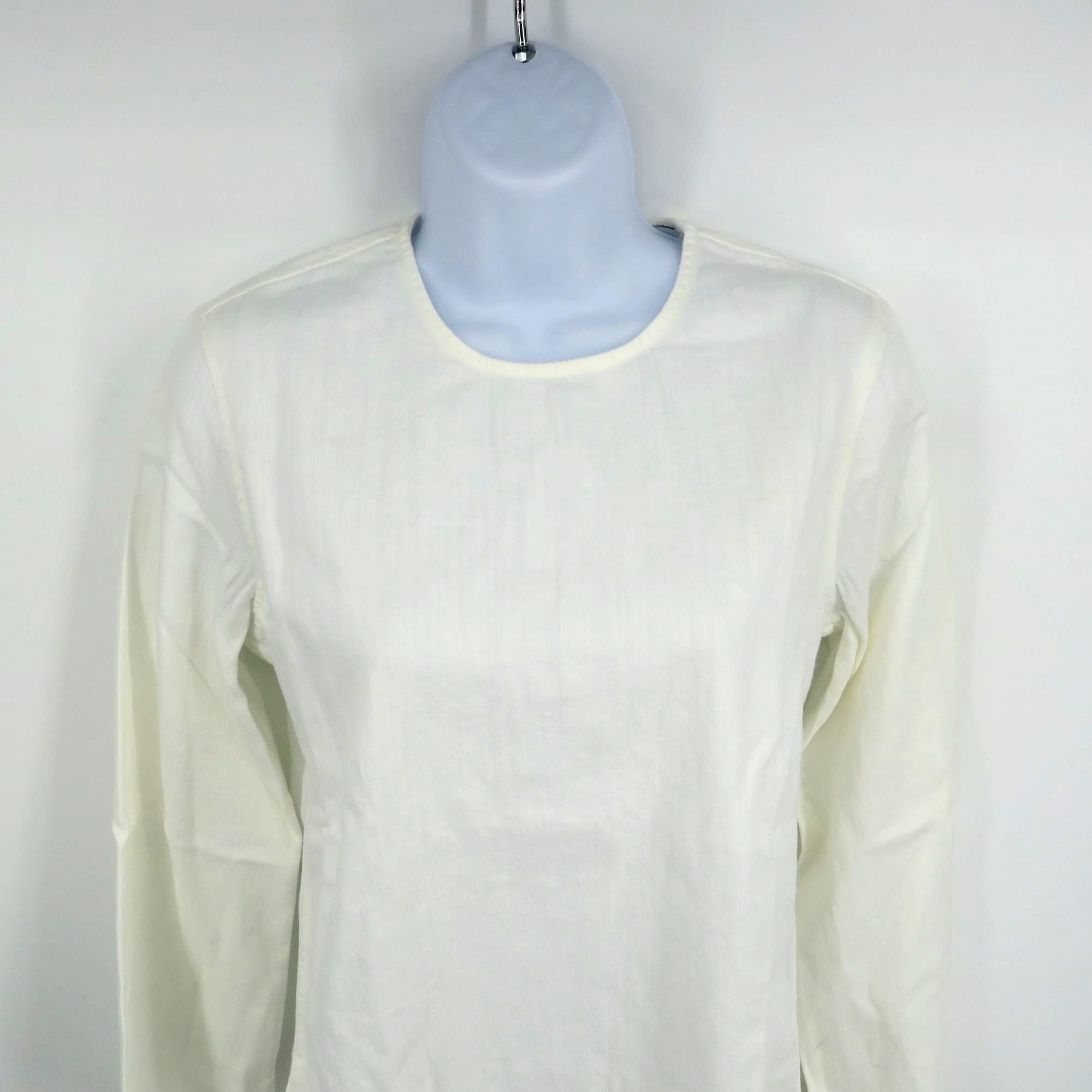 Baldwin BALDWIN XS White Long Sleeve Blouse Shirt Women NWT Size XS / US 0-2 / IT 36-38 - 3 Thumbnail