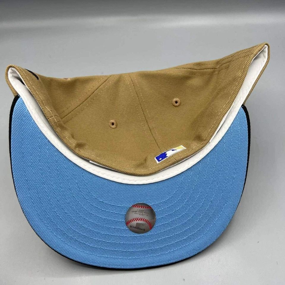 New Era Brooklyn Dodgers Hat Men 7 5/8 Jackie Robinson MLB Fitted Size ONE SIZE - 6 Thumbnail