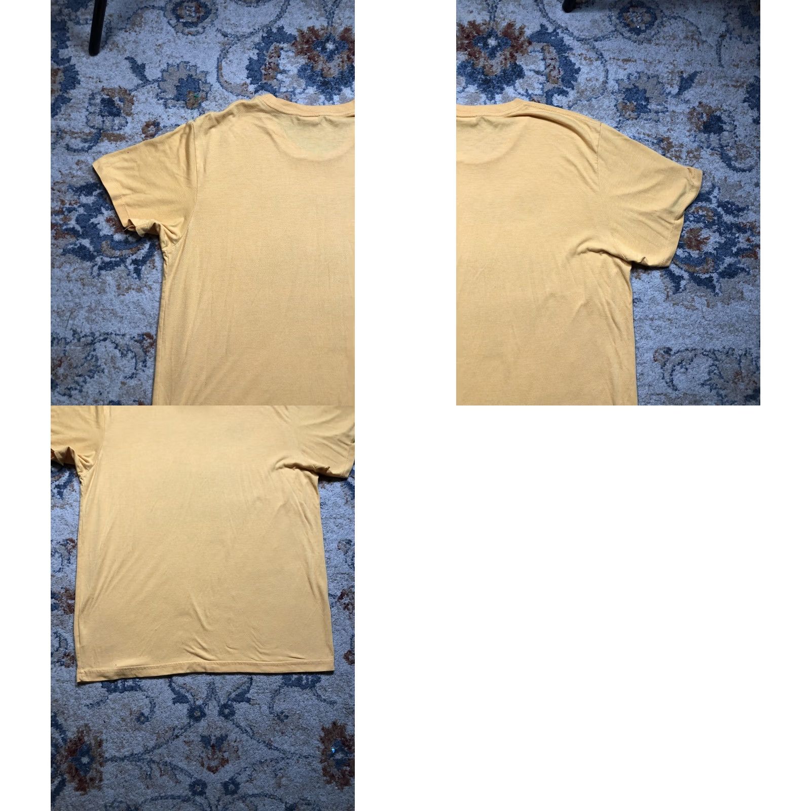 Vintage Homage Shirt Mens Large Yellow Glory to Columbus Skyline Graphic Tee T-Shirt Size US L / EU 52-54 / 3 - 9 Thumbnail