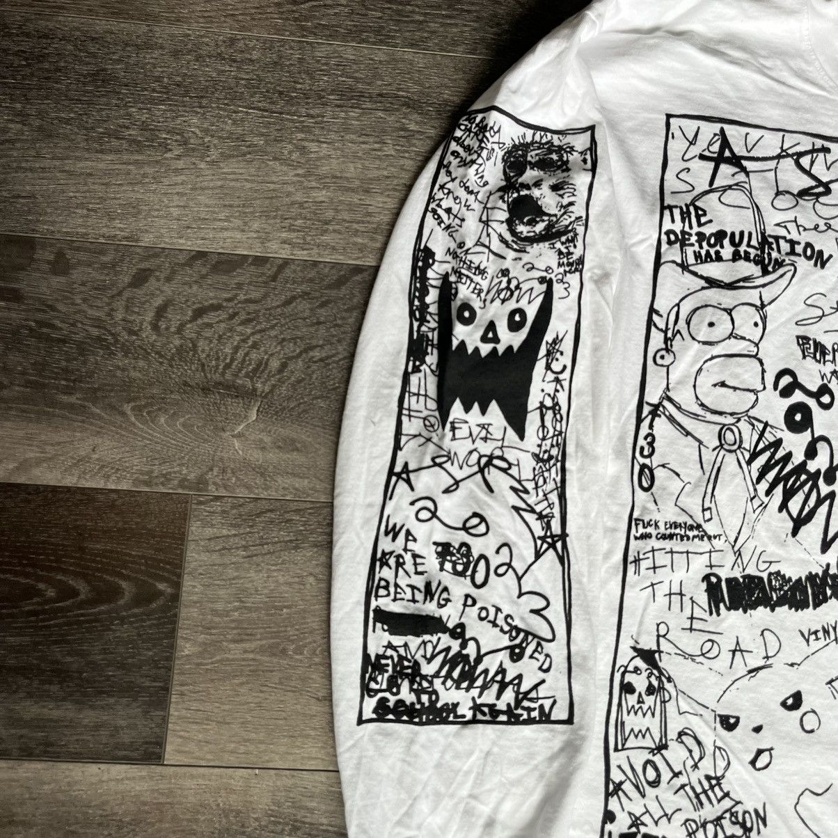 Asspizza Asspizza 2023 Tour Puff Print Longsleeve Graphic Tee Shirt Size US XXL / EU 58 / 5 - 3 Thumbnail