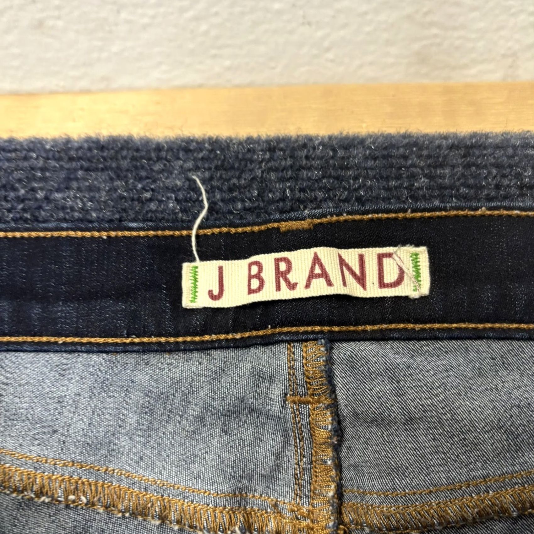 J Brand J Brand Skinny Jeans Womens 29 Dark Wash Blue Mid Rise Slim Denim Pants Size 29" - 3 Thumbnail