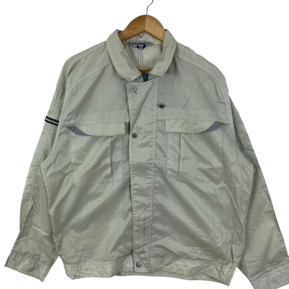 Vintage Vintage NATIONAL PANASONIC JAPAN Engineer Uniform Jacket Size US XXL / EU 58 / 5 - 5 Thumbnail