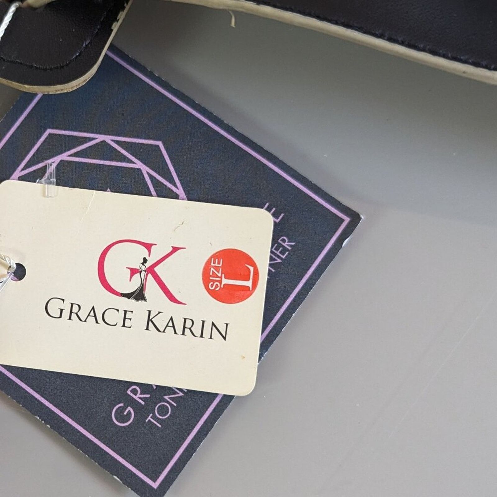 Vintage Grace Karin Vintage Wide Belt Gold Elastic Stretch Metallic Size ONE SIZE - 5 Thumbnail