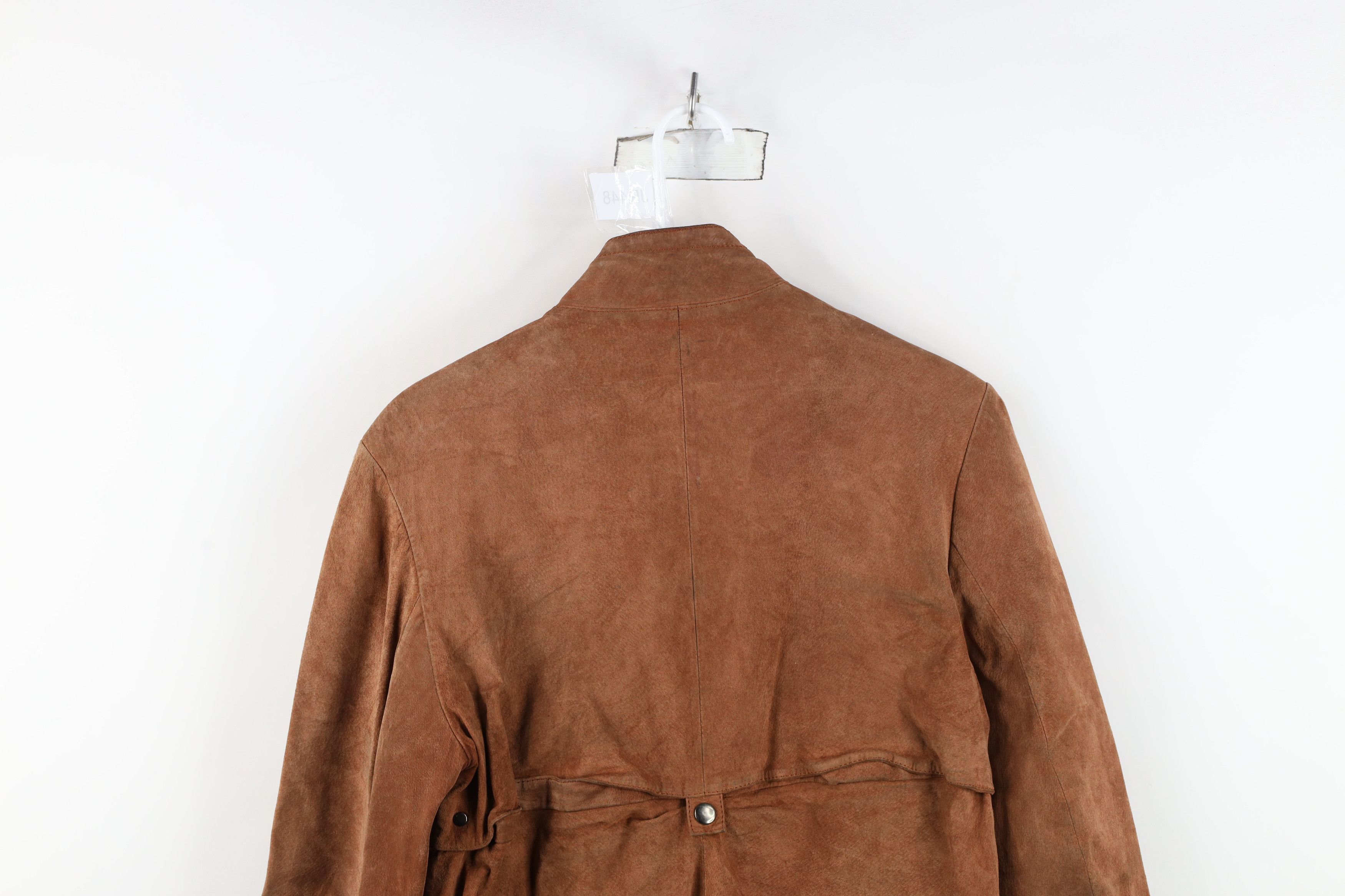 Vintage Vintage 70s Streetwear Suede Leather Full Zip Bomber Jacket Size US XXL / EU 58 / 5 - 15 Thumbnail