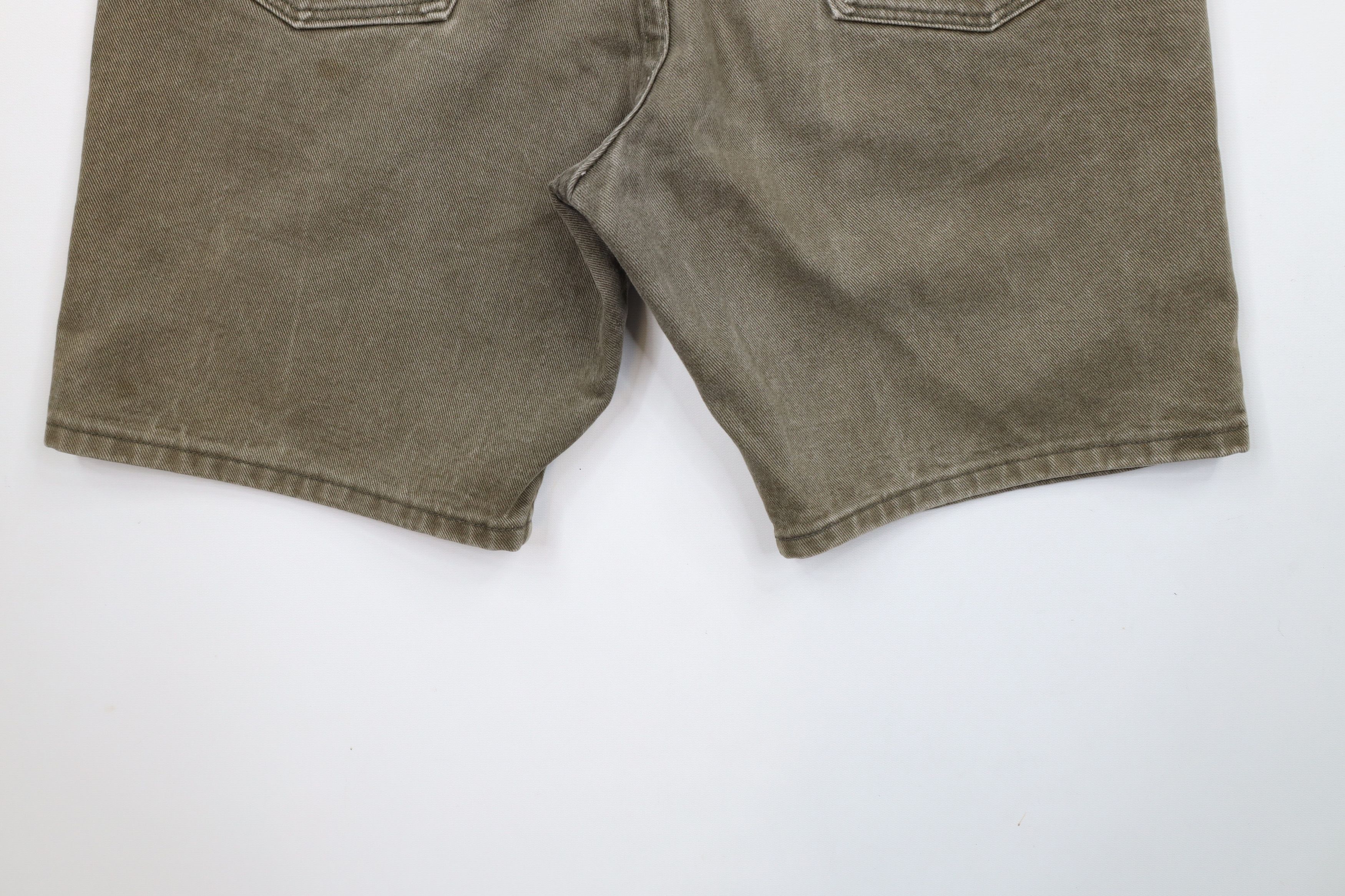 Vintage × Wrangler Vintage 90s Wrangler Jean Shorts Jorts Green Cotton USA Size US 32 / EU 48 - 12 Thumbnail