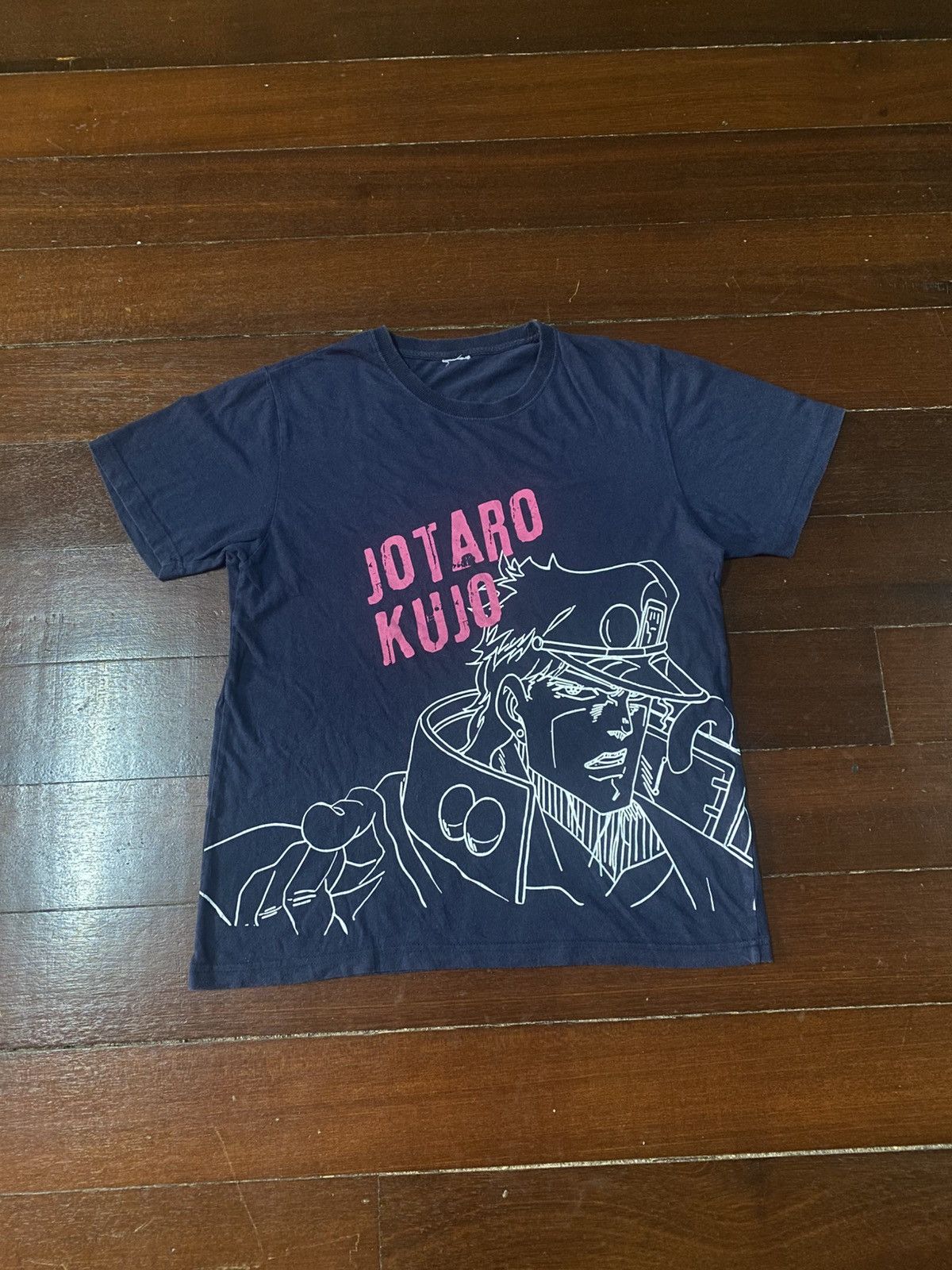 Anime Rare Jotaro Kujo JoJo's Bizarre Adventure Manga anime tee Size US M / EU 48-50 / 2 - 1 Thumbnail