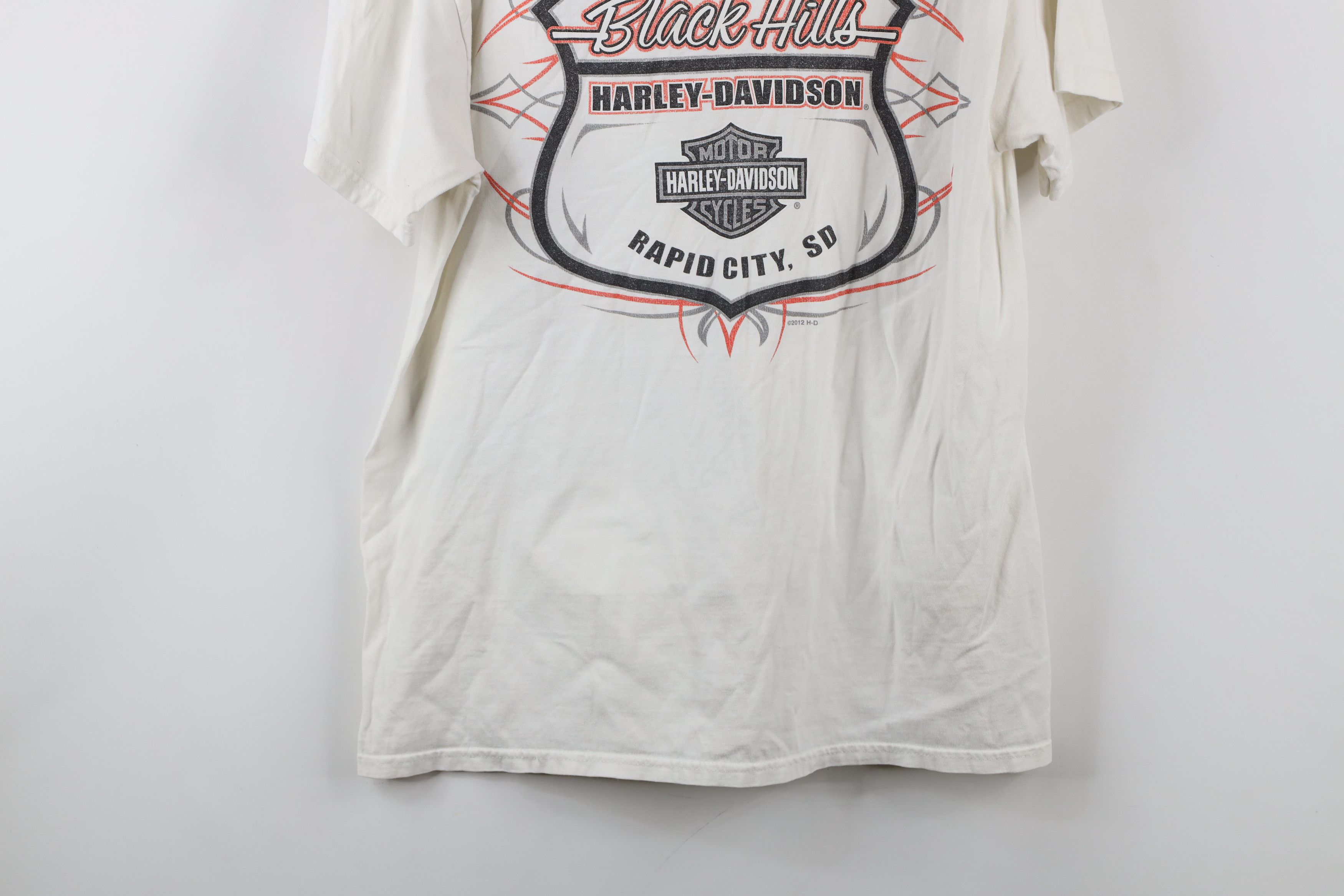 Harley Davidson × Vintage Vintage Y2K Harley Davidson Tribal Fire Flames T-Shirt Size US M / EU 48-50 / 2 - 16 Thumbnail