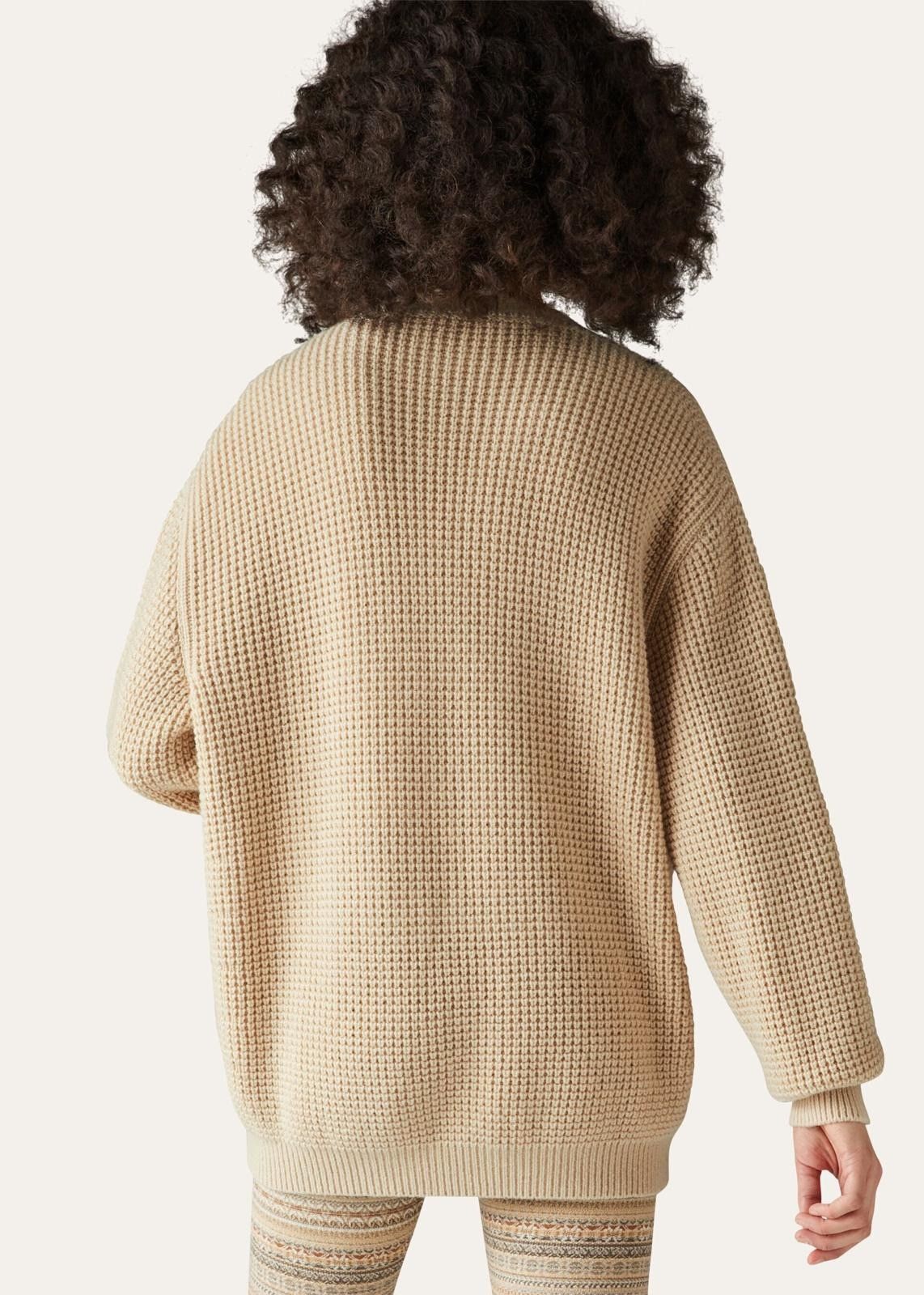Loro Piana o1srvl11e0824 Yamba Cardigan Jacket in Beige Size L / US 10 / IT 46 - 4 Thumbnail