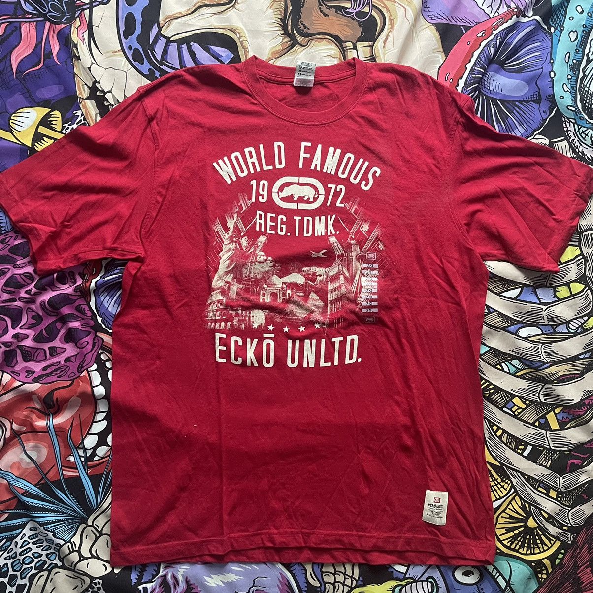 Ecko Unltd. Ecko Unltd. World Famous 1972 Graphic Tee Size US XXL / EU 58 / 5 - 1 Thumbnail
