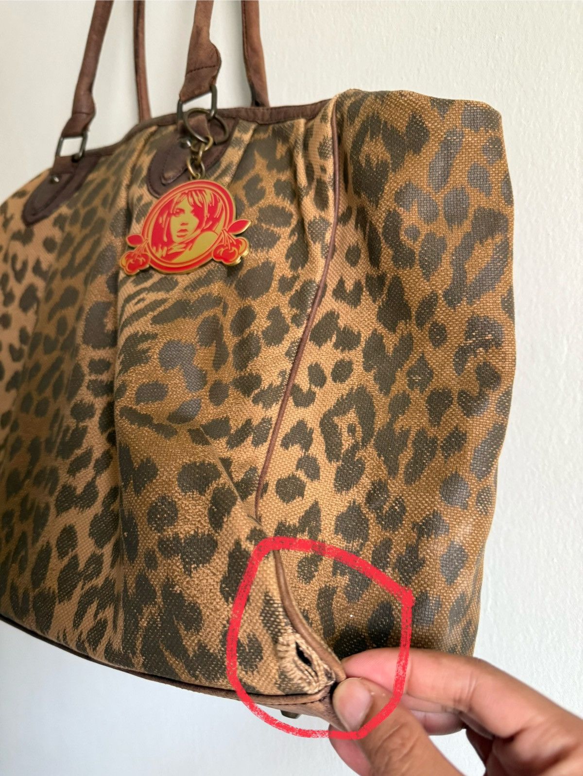 Hysteric Glamour 90s Hysteric Glamour leopard print canvas tote bag Size ONE SIZE - 11 Thumbnail