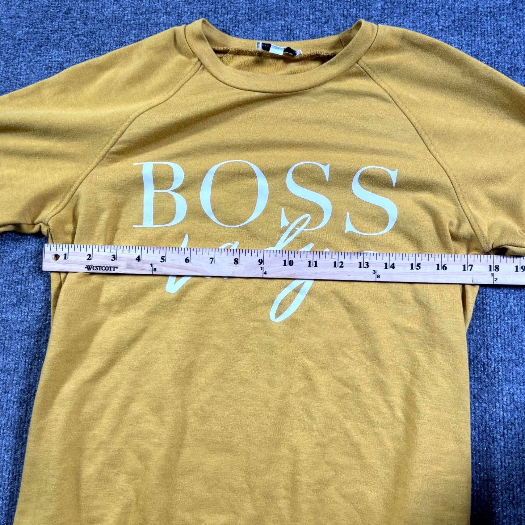 Vintage Bailey's Blossoms Sweatshirt Women XS Yellow Stretch Graphic Boss Lady Oversized Sweatshirt Size XS / US 0-2 / IT 36-38 - 6 Thumbnail