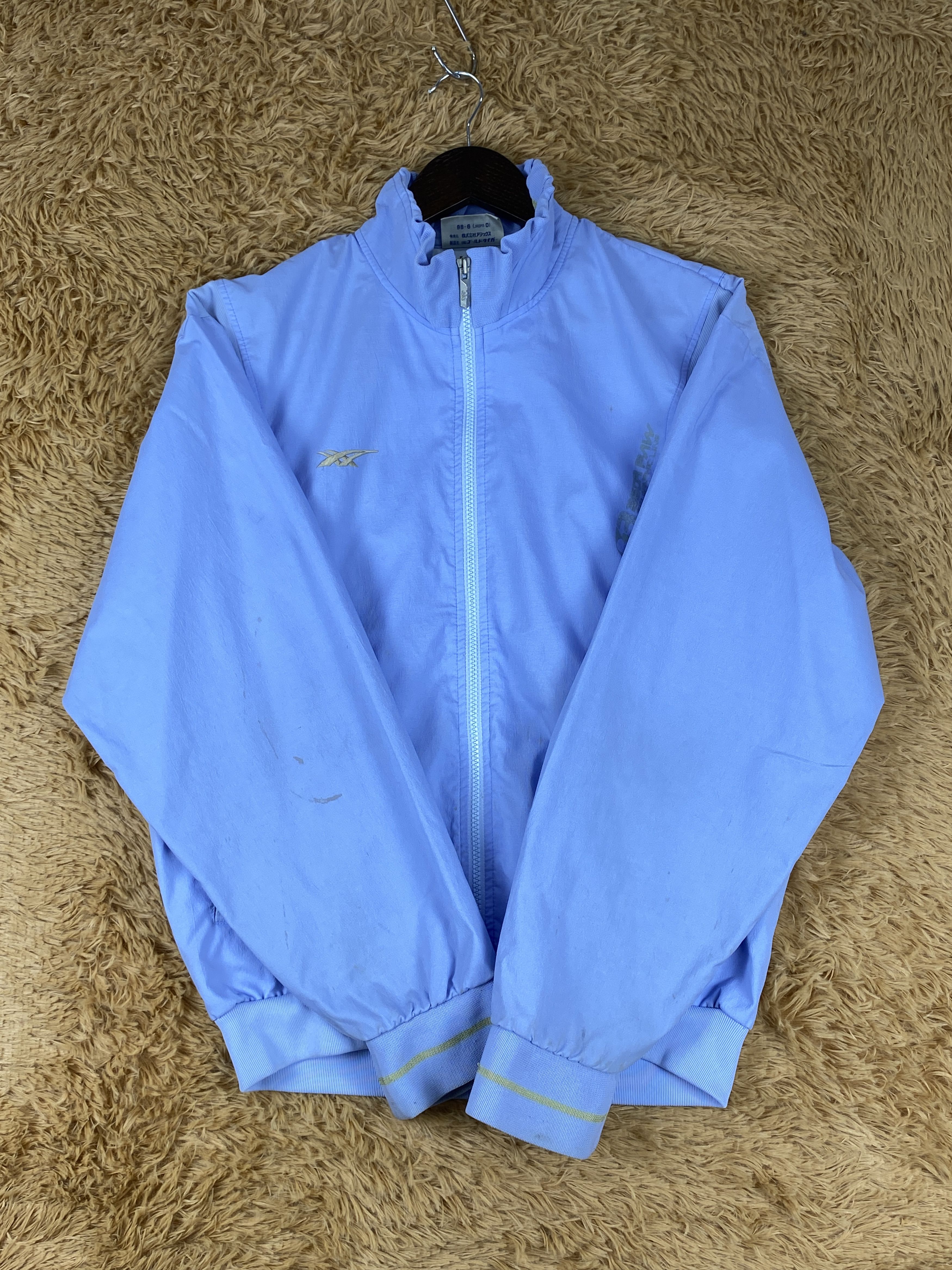 Asics Vintage Asics Windbreaker Running Zip Up Jacket J1825 Size US M / EU 48-50 / 2 - 7 Thumbnail