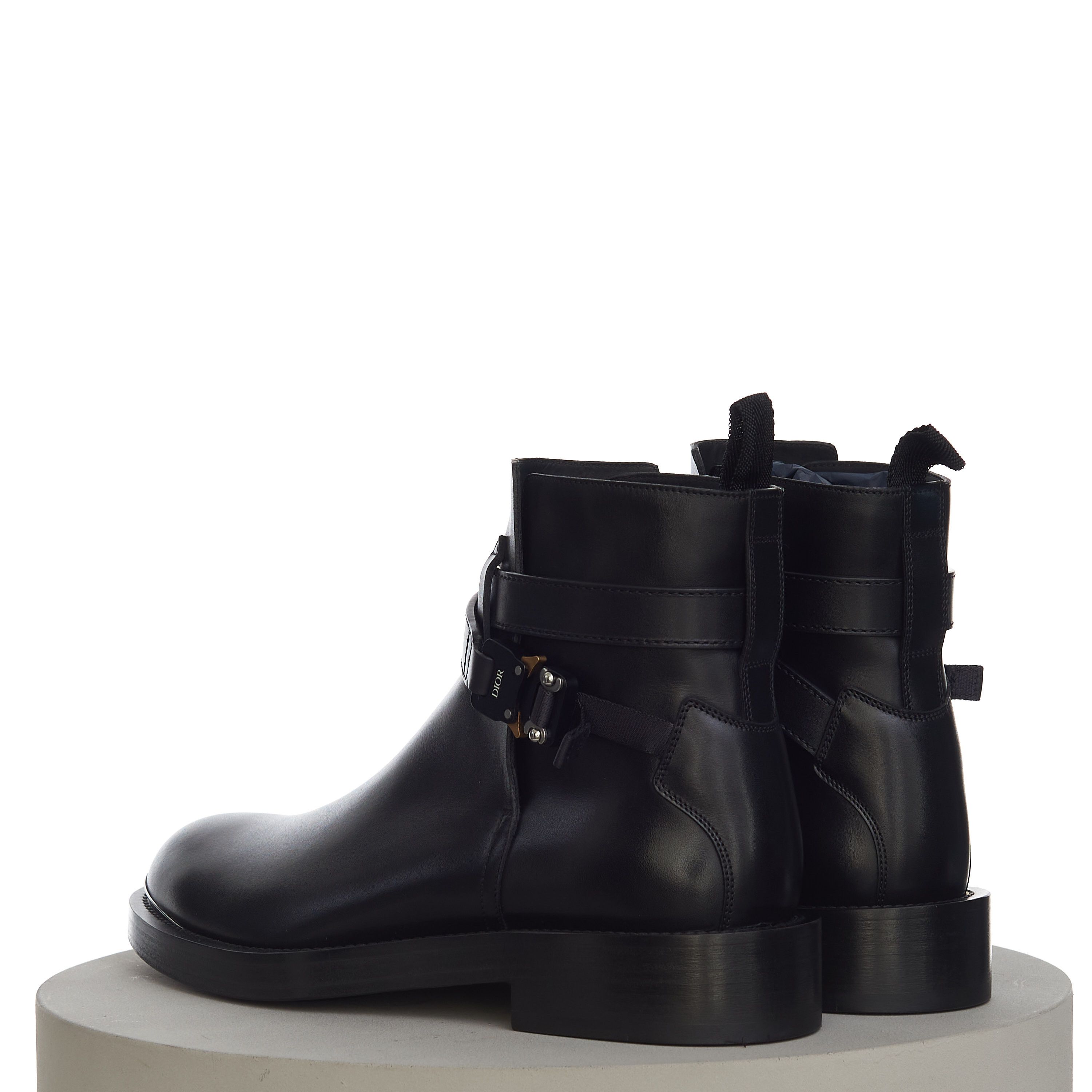 Dior Evidence Ankle Boot In Black Smooth Calfskin Size US 7 / EU 40 - 6 Thumbnail