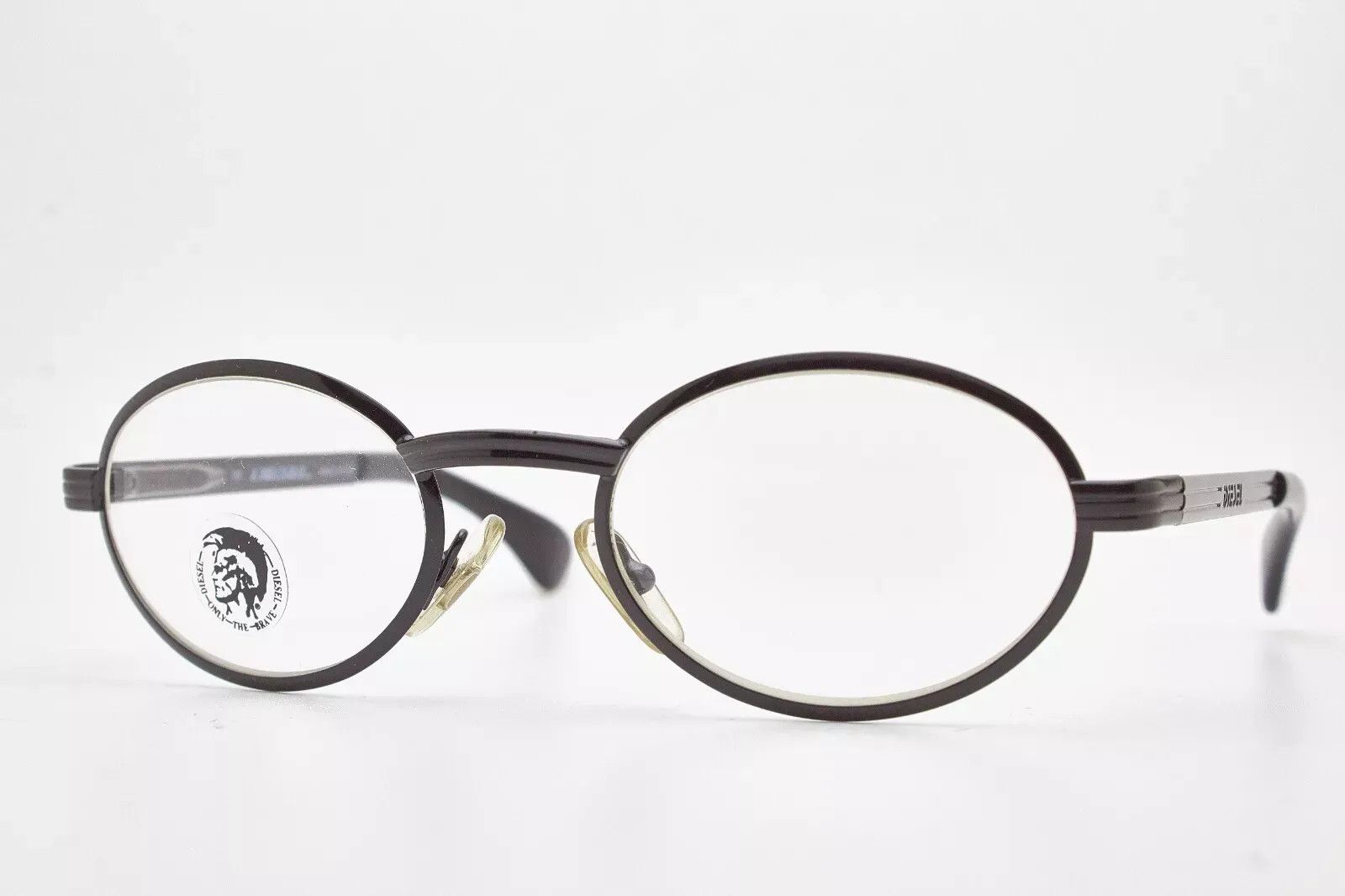Diesel DIESEL Slim Black Oval Shades Retro IG Flex Size ONE SIZE - 4 Thumbnail