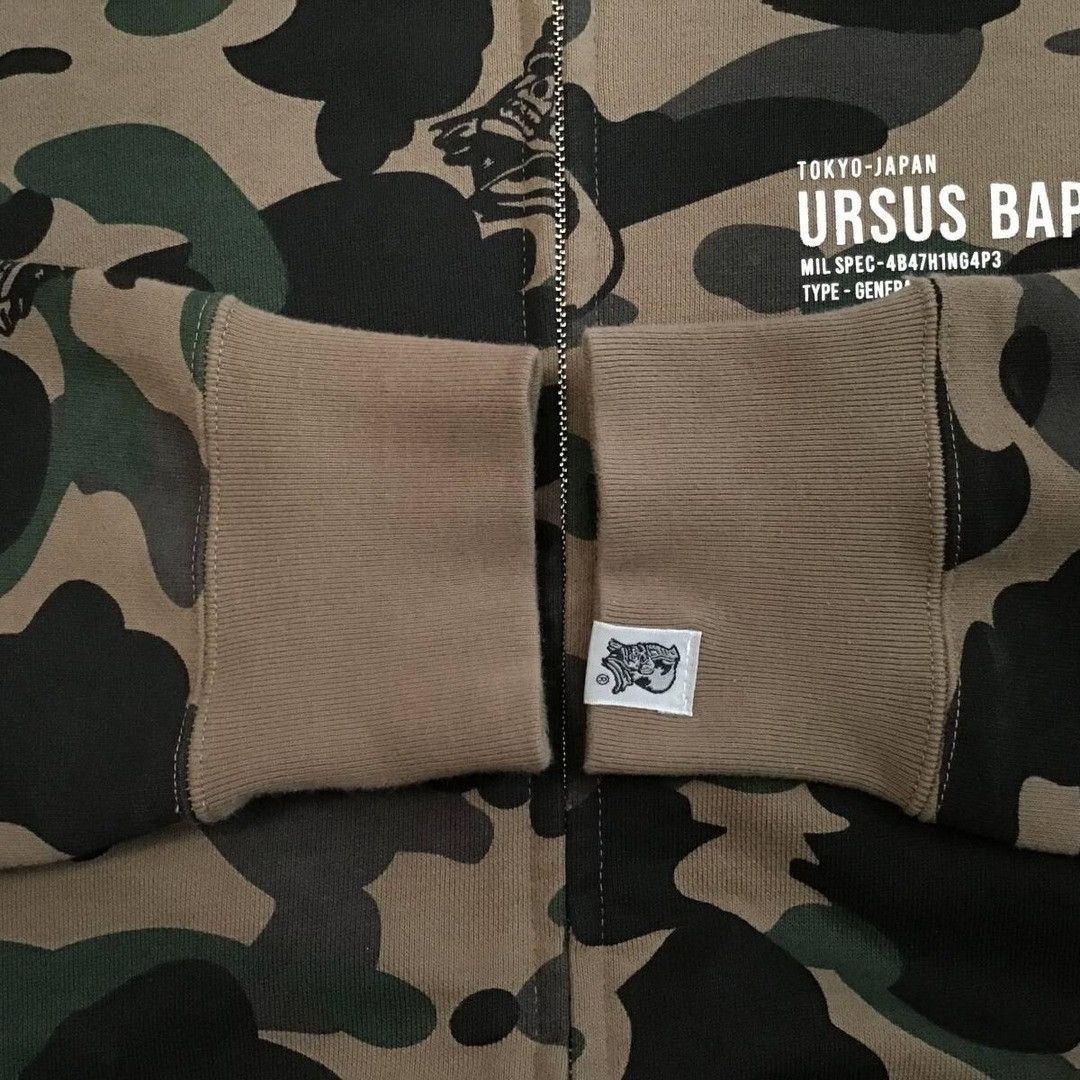 Bape URSUS BAPE full zip hoodie BAPE camo a bathing ape Size US XXL / EU 58 / 5 - 7 Thumbnail