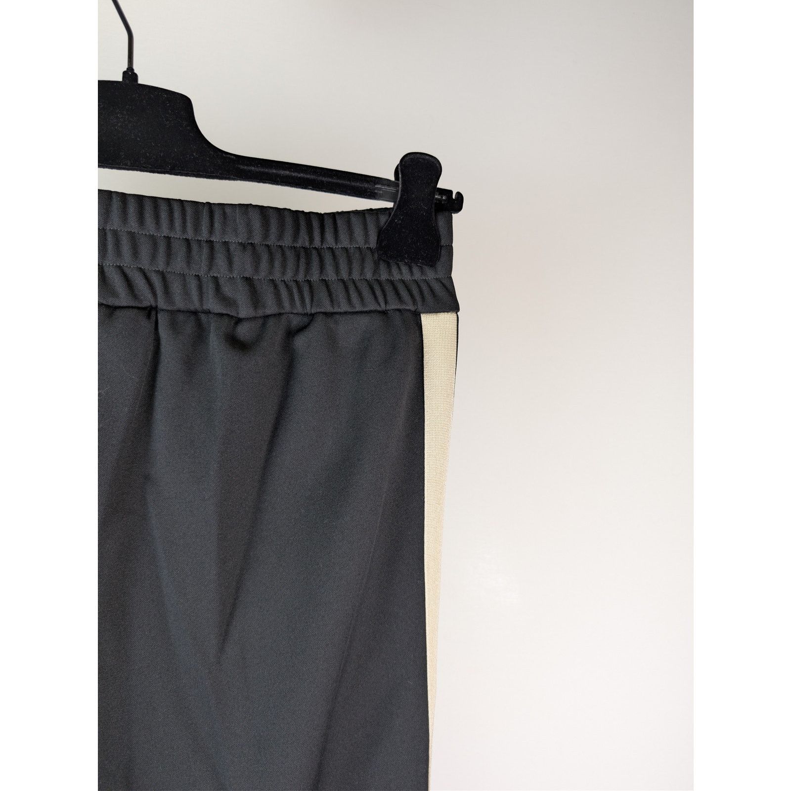 Palm Angels o1rshd1 Q:2 / Classic Logo Track Pants in Black / Off-White Size US 36 / EU 52 - 13 Thumbnail