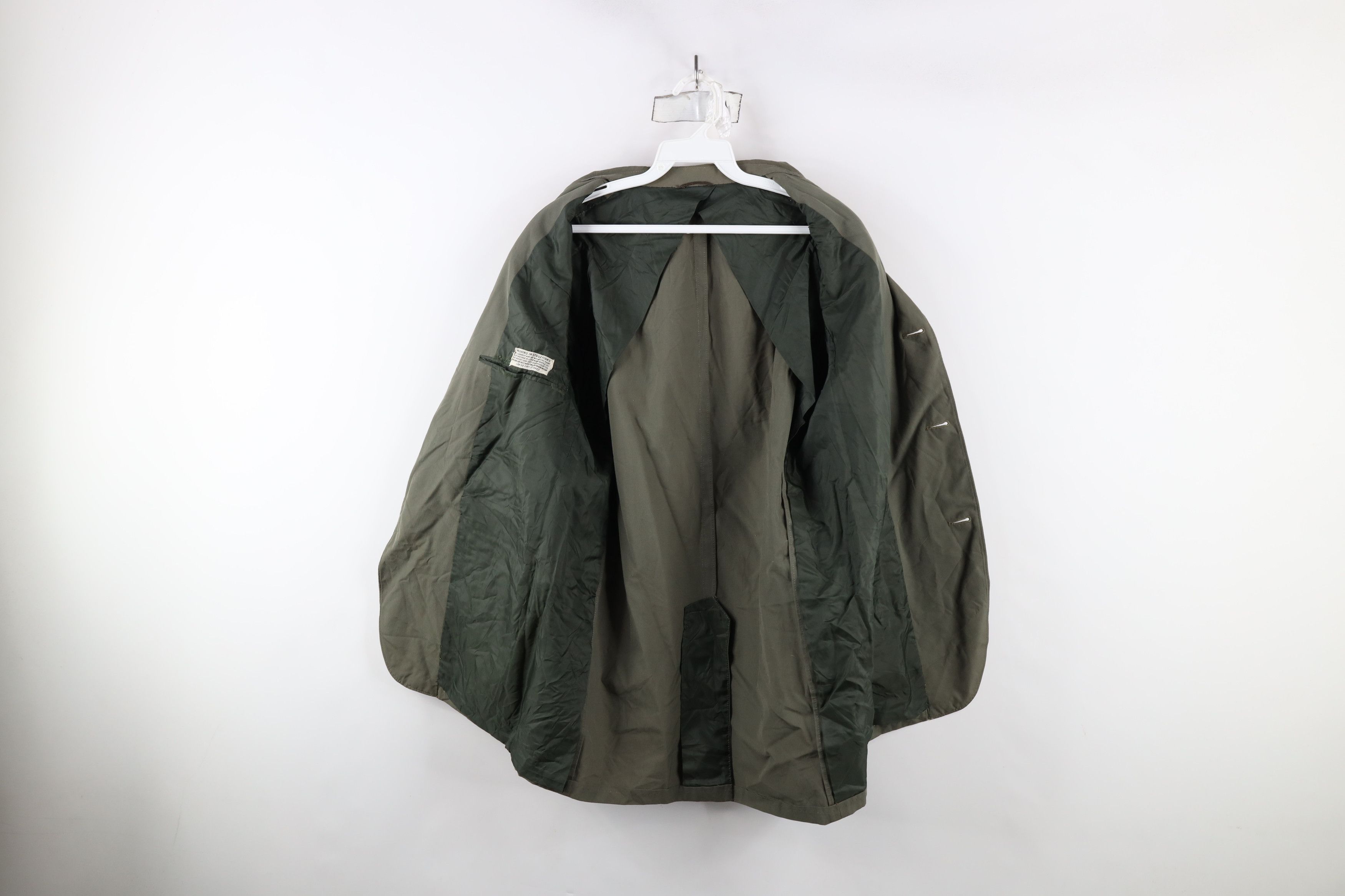 Vintage Vintage 50s Rockabilly Suit Coat Jacket Blazer Green USA Size US L / EU 52-54 / 3 - 9 Thumbnail