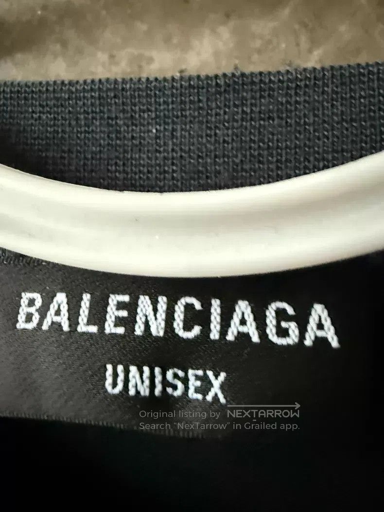 Balenciaga Balenciaga Double B Cracked Washed Short Sleeve Size US L / EU 52-54 / 3 - 3 Thumbnail