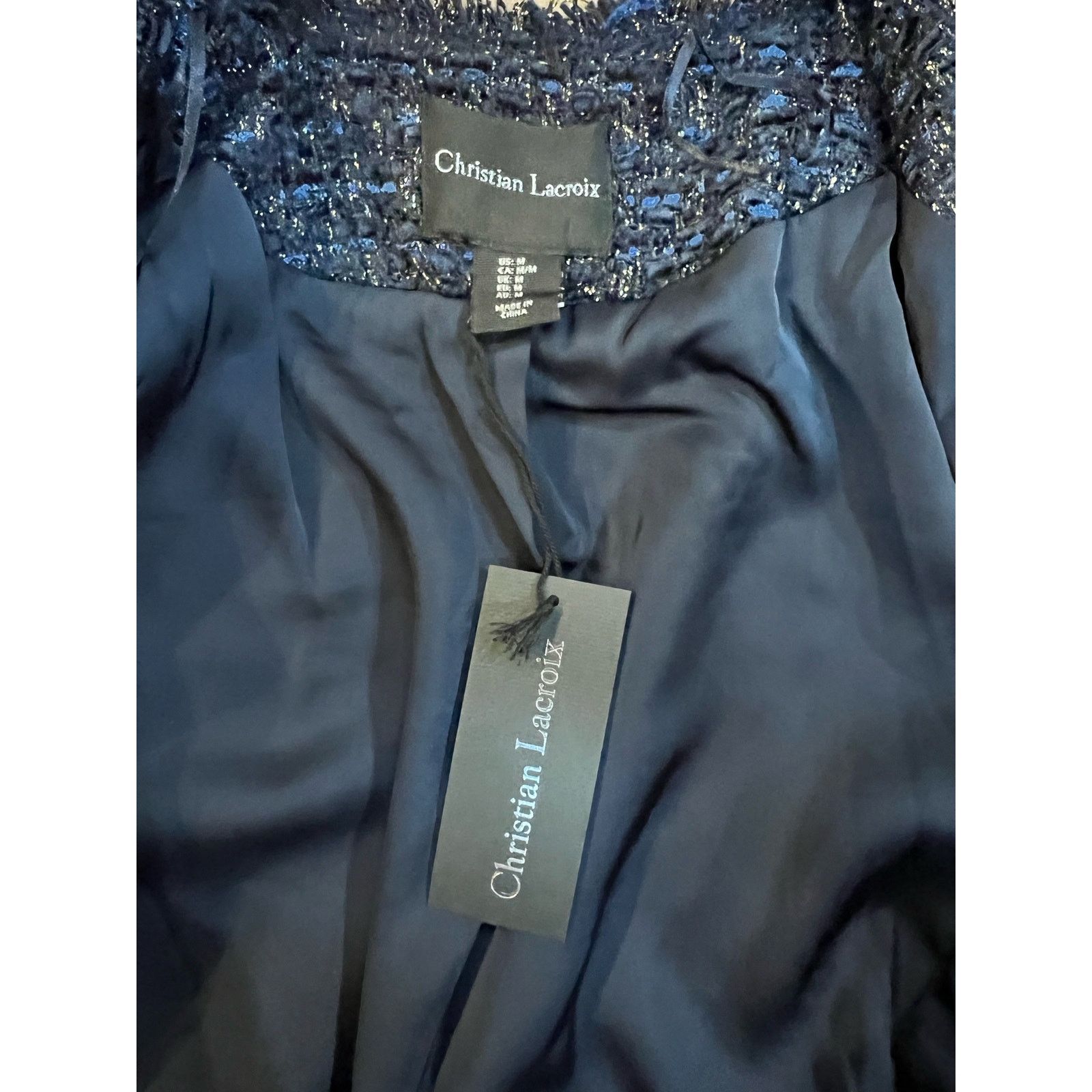 Christian Lacroix Christian Lacroix Gold Chain Blazer Jacket Womens Medium NWT Size M / US 6-8 / IT 42-44 - 7 Thumbnail
