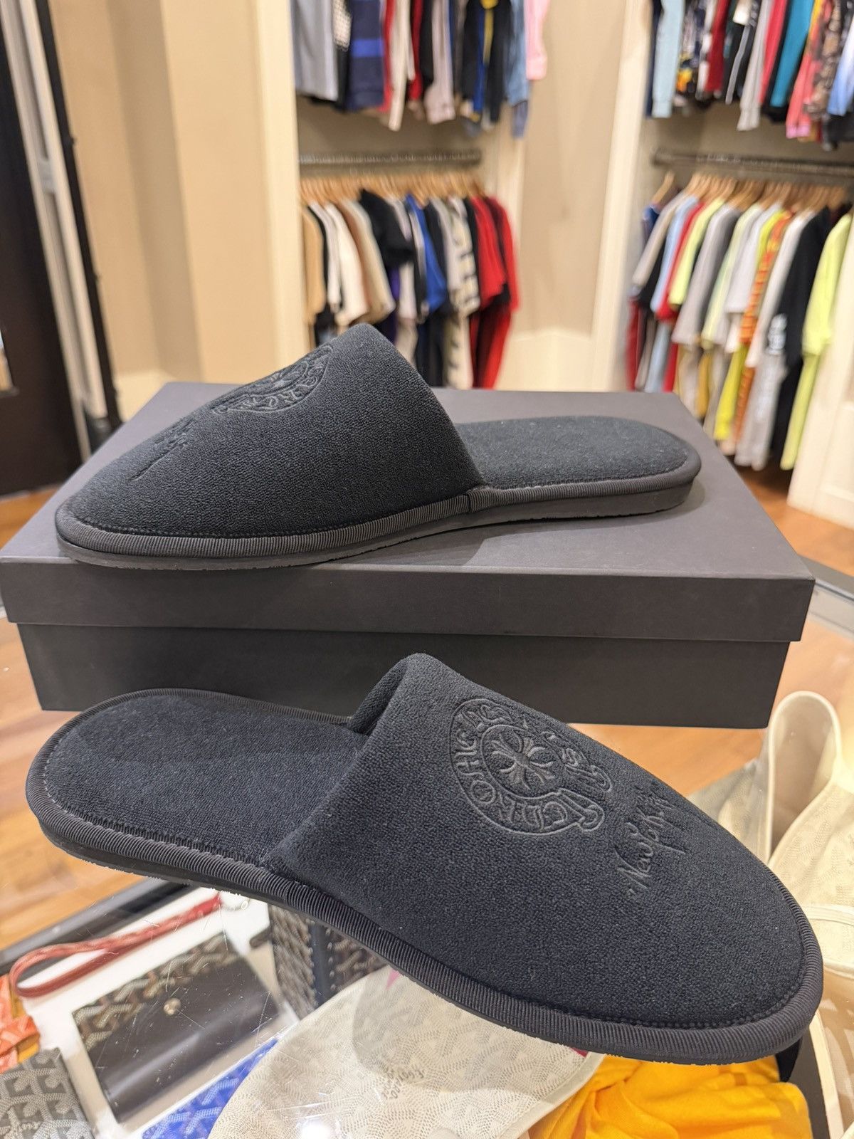 Chrome Hearts Chrome Hearts NYC Exclusive Hotel Slippers Size US 9 / EU 42 - 4 Thumbnail