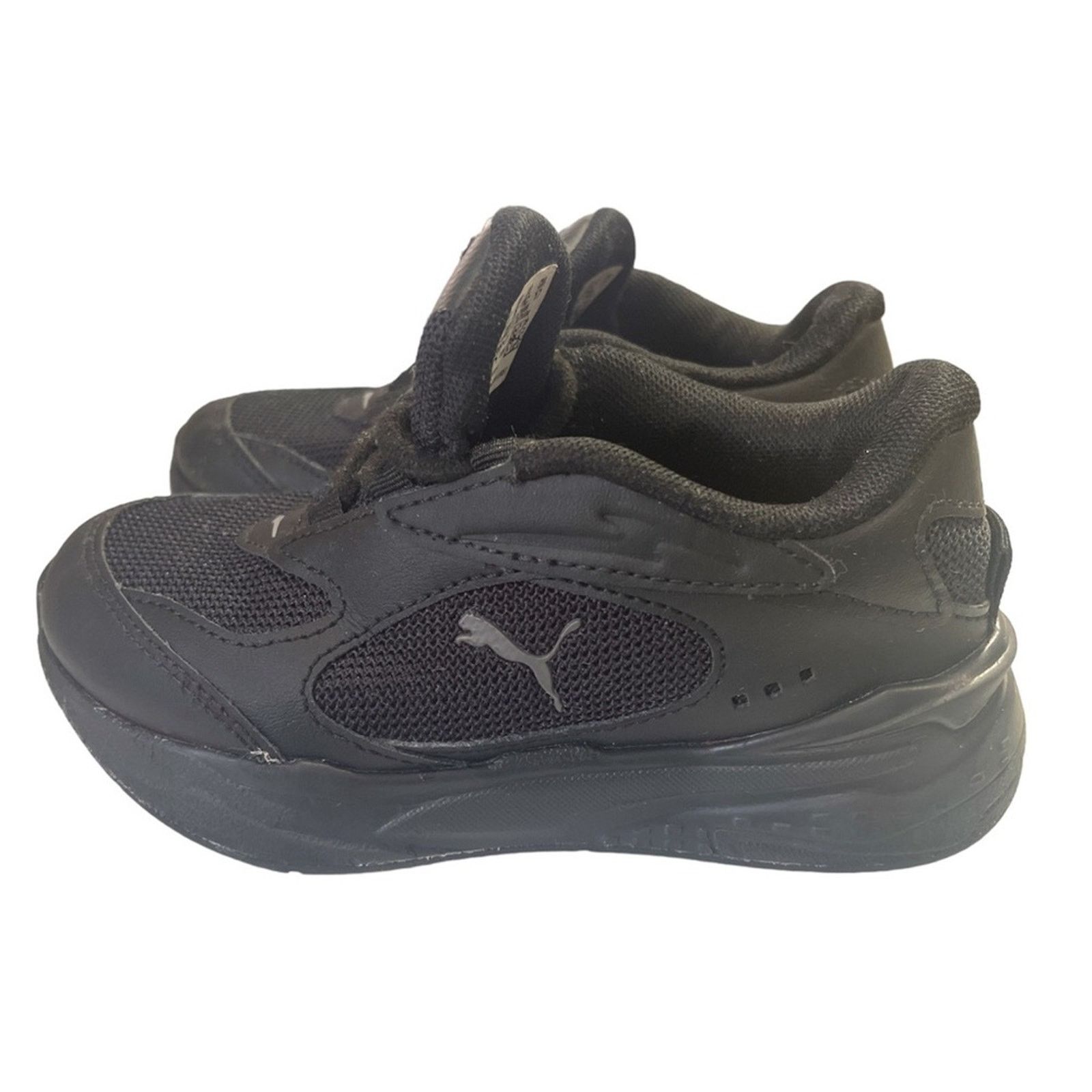 Puma PUMA Toddler RS-Fast Triple Black Sneakers Sz 11c Size US 11 / EU 44 - 3 Thumbnail
